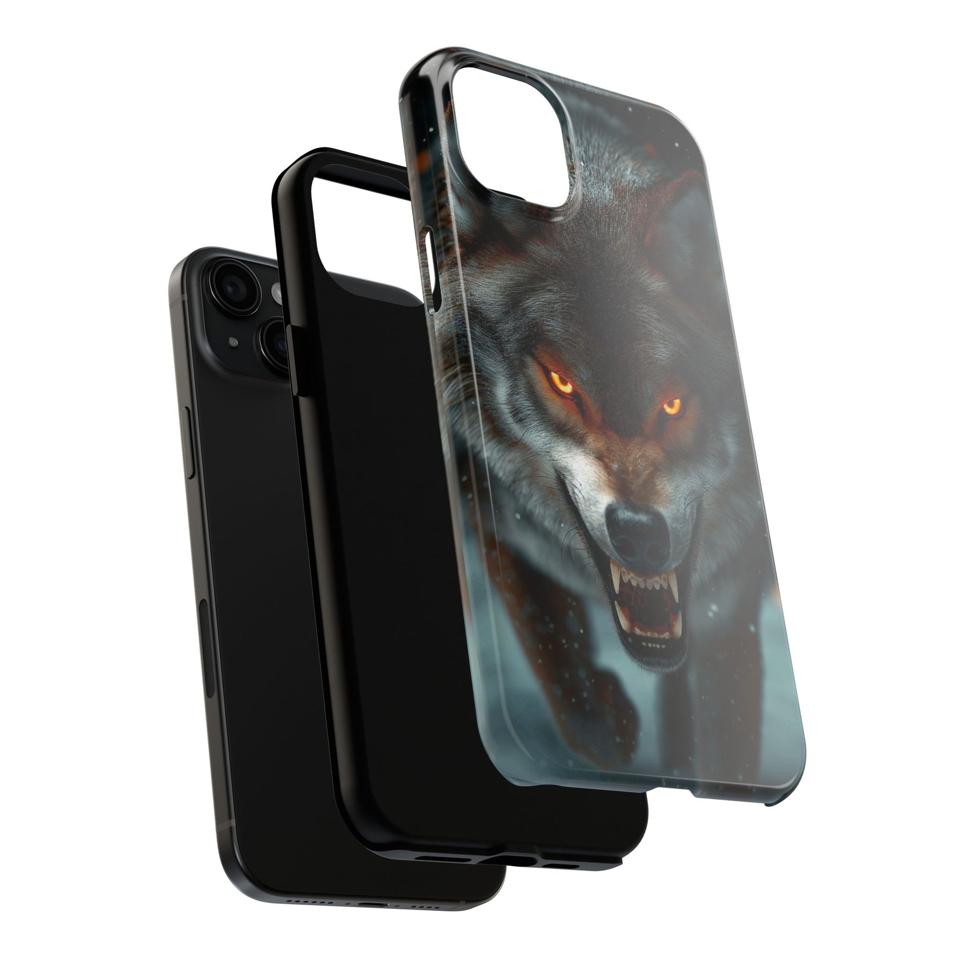 Alpha Male Wolf Themed Tough Phone Cases for Iphones & Samsung Phones