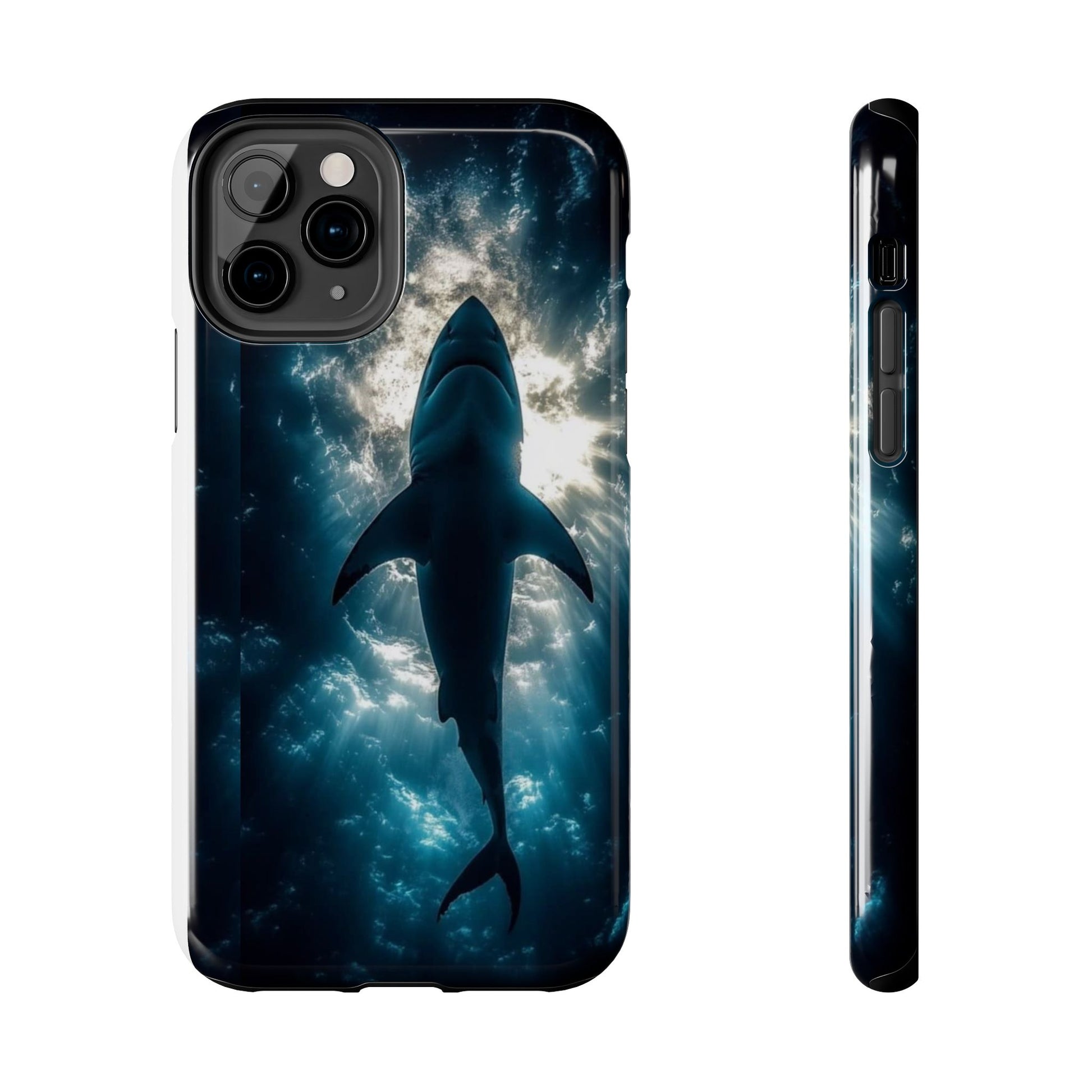 Great White Shark Themed Tough Phone Cases for Iphones & Samsung Phones