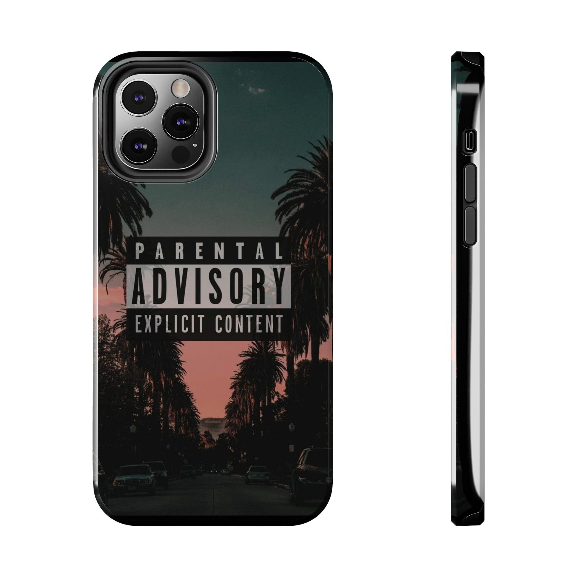 Parental Advisory Tough Phone Cases for Iphones & Samsung Durable