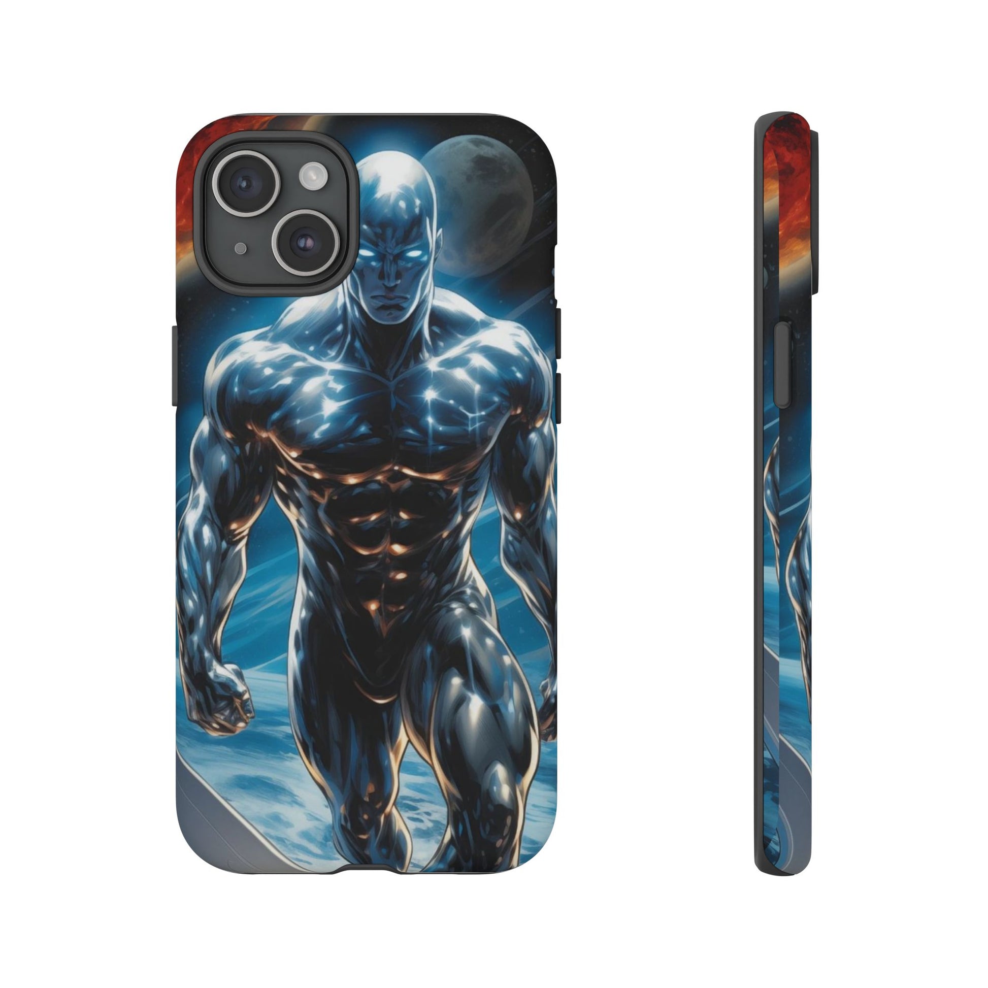 The Silver Surfer Comic Art Phone Case, Tough Cases for iPhones, Samsung, and Pixel