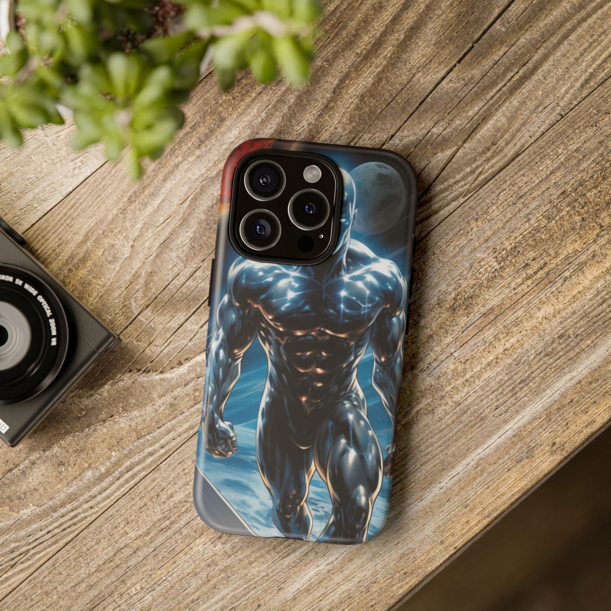 The Silver Surfer Comic Art Phone Case, Tough Cases for iPhones, Samsung, and Pixel