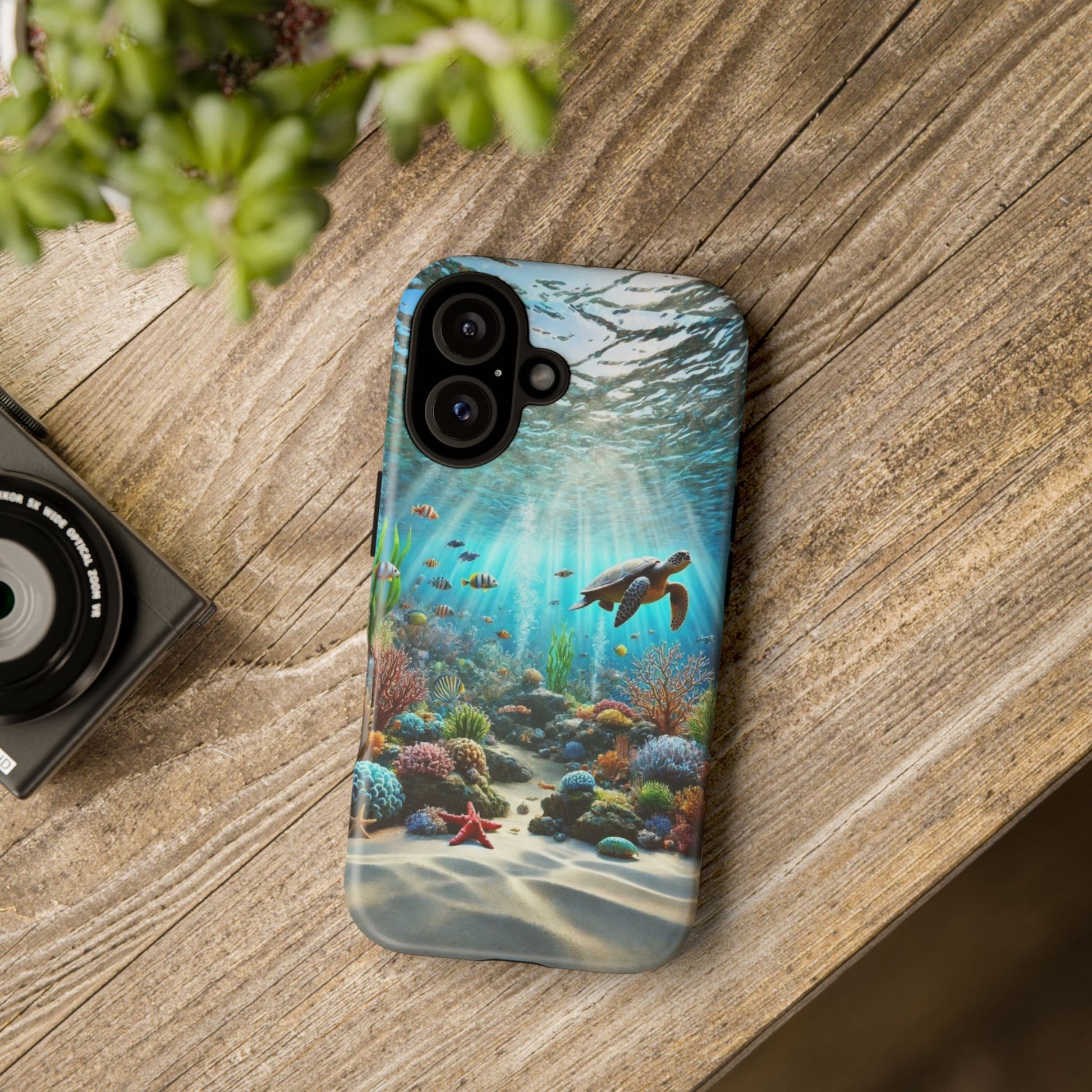 Under Sea Landscape Tough Cases for iPhones, Samsung, and Pixel