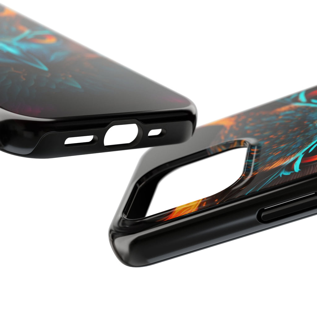 Neon Owl Theme Phone Cases for iPhones & Samsung Phones