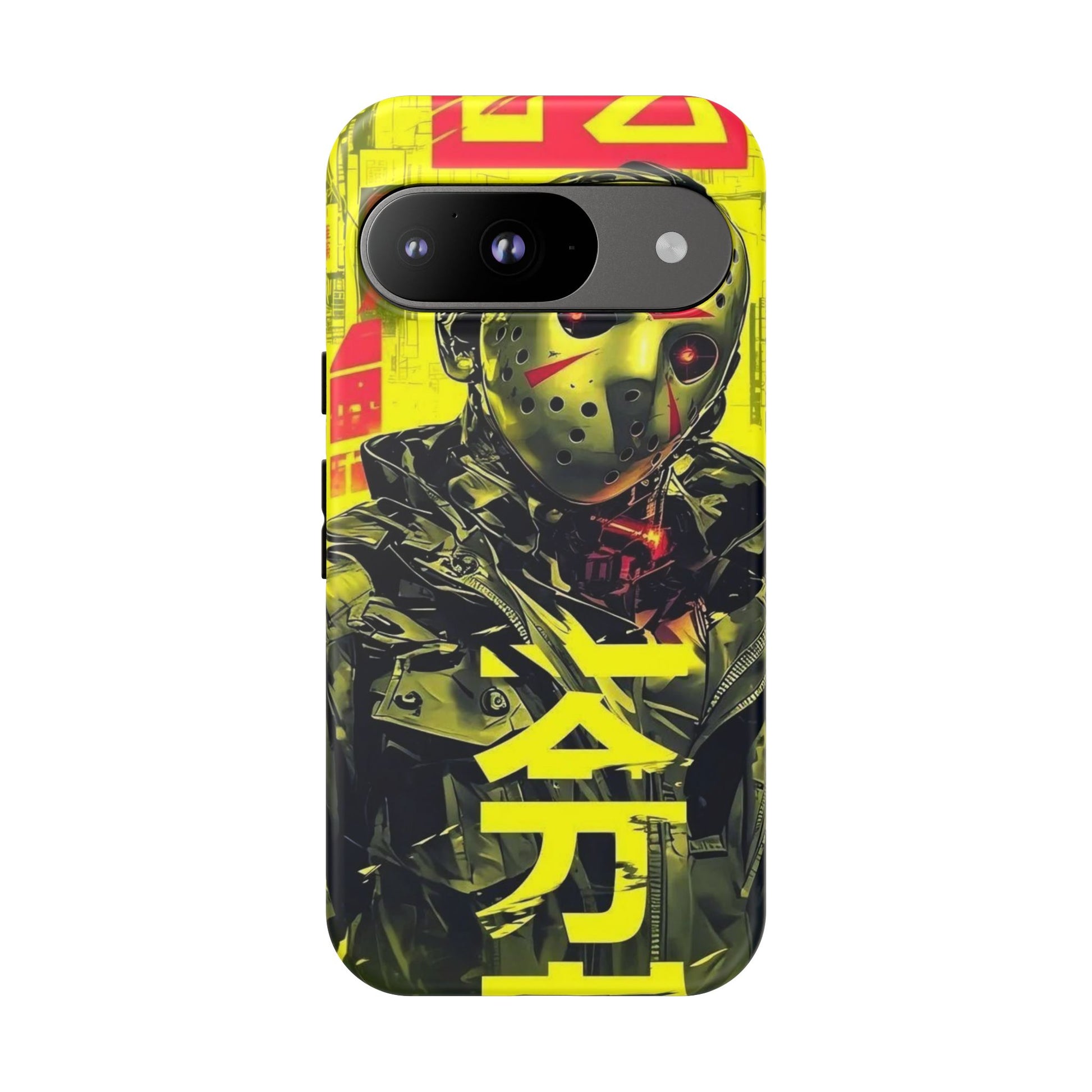 Cyberpunk X Jason Voorhees Tough Cases for iPhones, Samsung, and Pixel