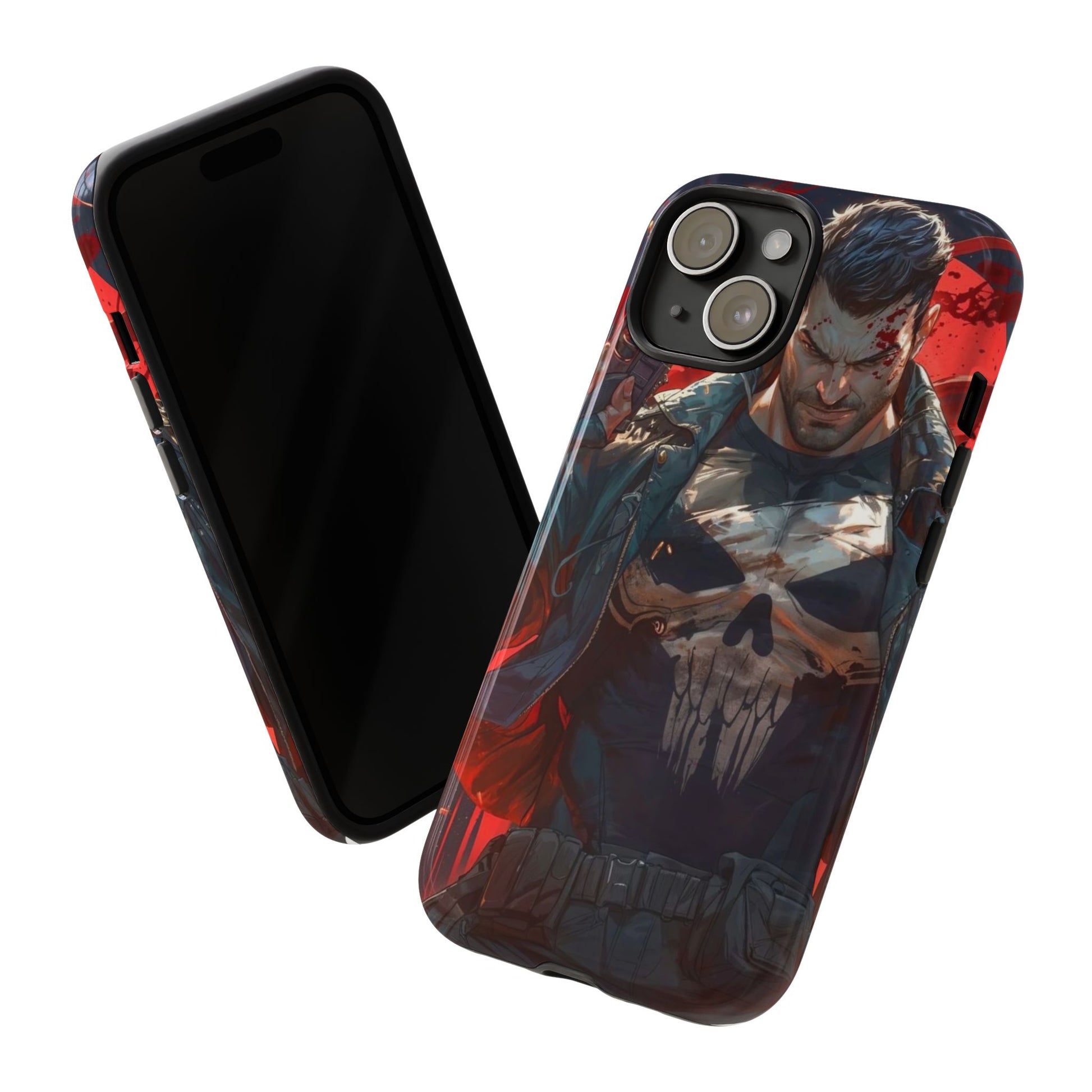 Punisher Tough Cases for iPhones, Samsung, and Pixel