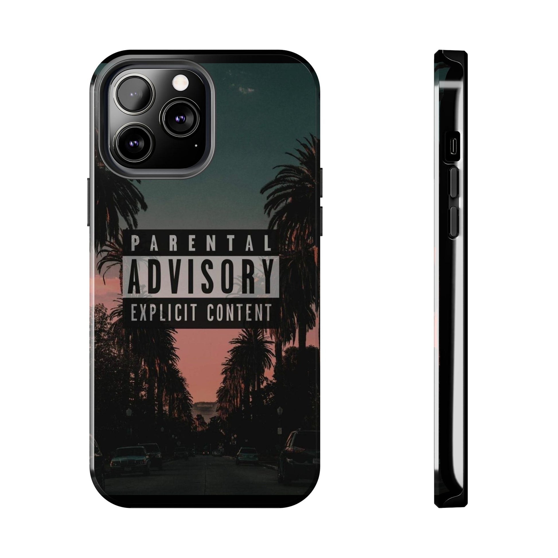Parental Advisory Tough Phone Cases for Iphones & Samsung Durable