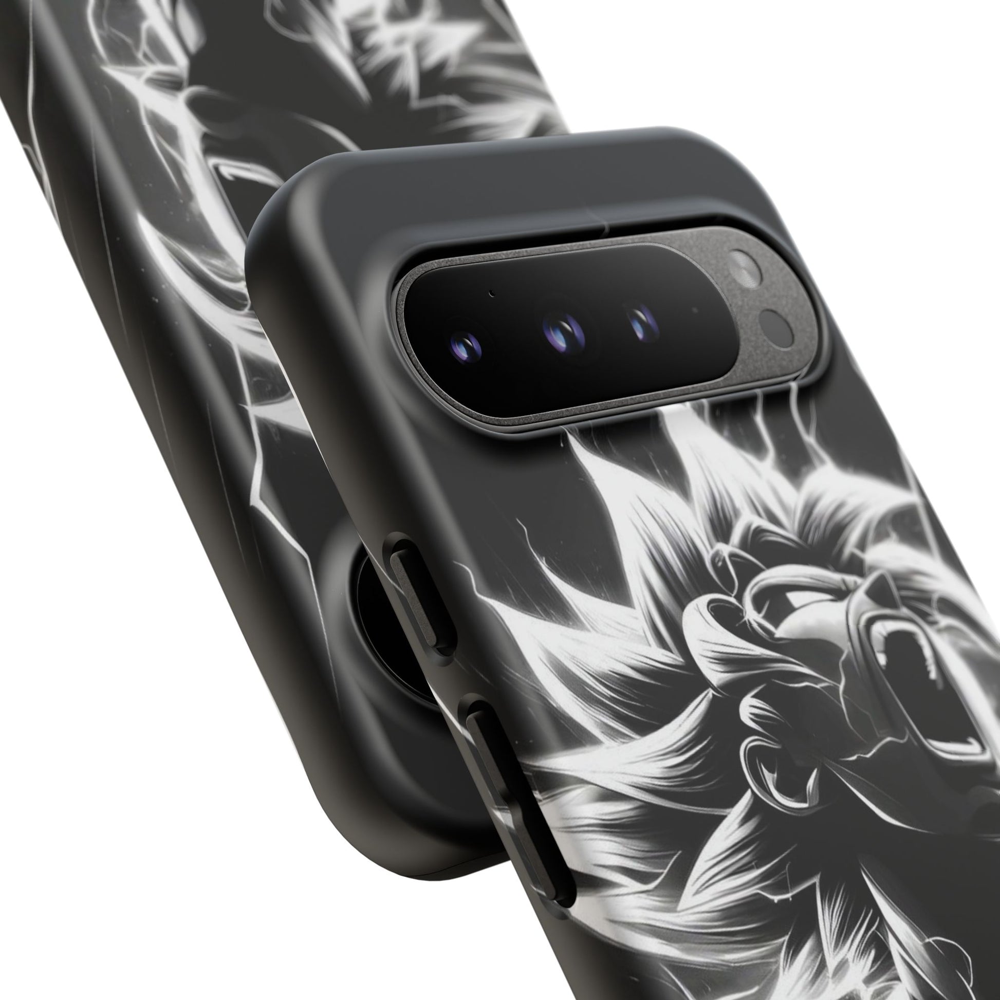 Anime Saiyan Rage Dragon ball Z Tough Cases for iPhones, Samsung, and Pixel