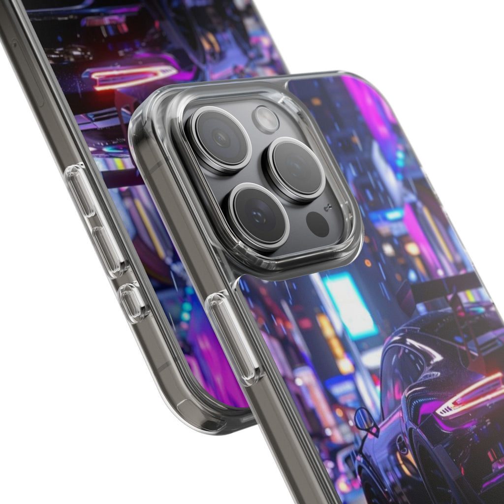 Beautiful Porsche in City Art Iphone, Samsung case