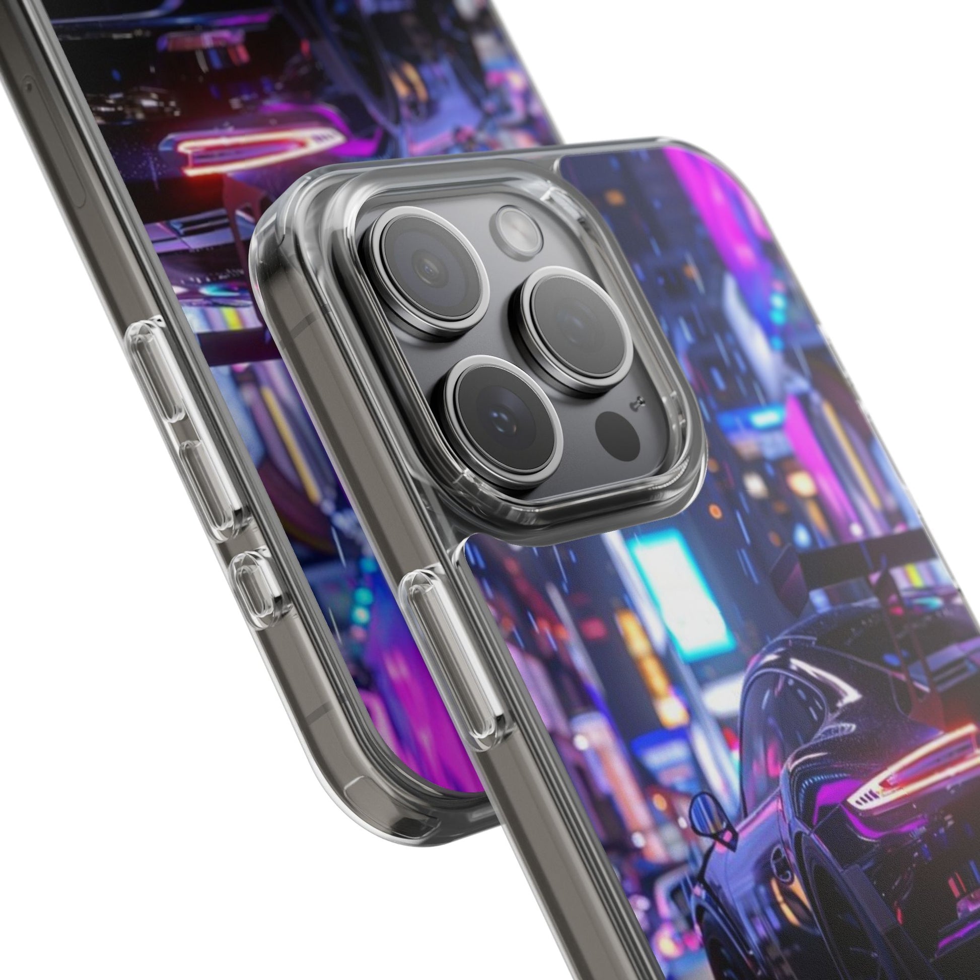 Beautiful Porsche in City Art Iphone, Samsung case