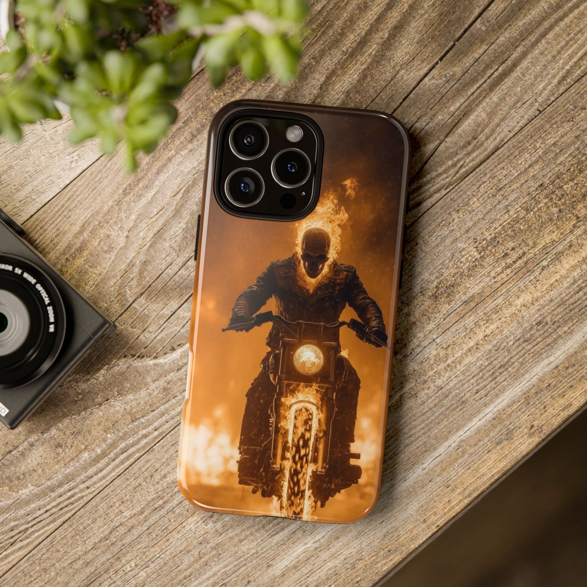 Marvel's Ghostrider Tough Cases for iPhones, Samsung, and Pixel