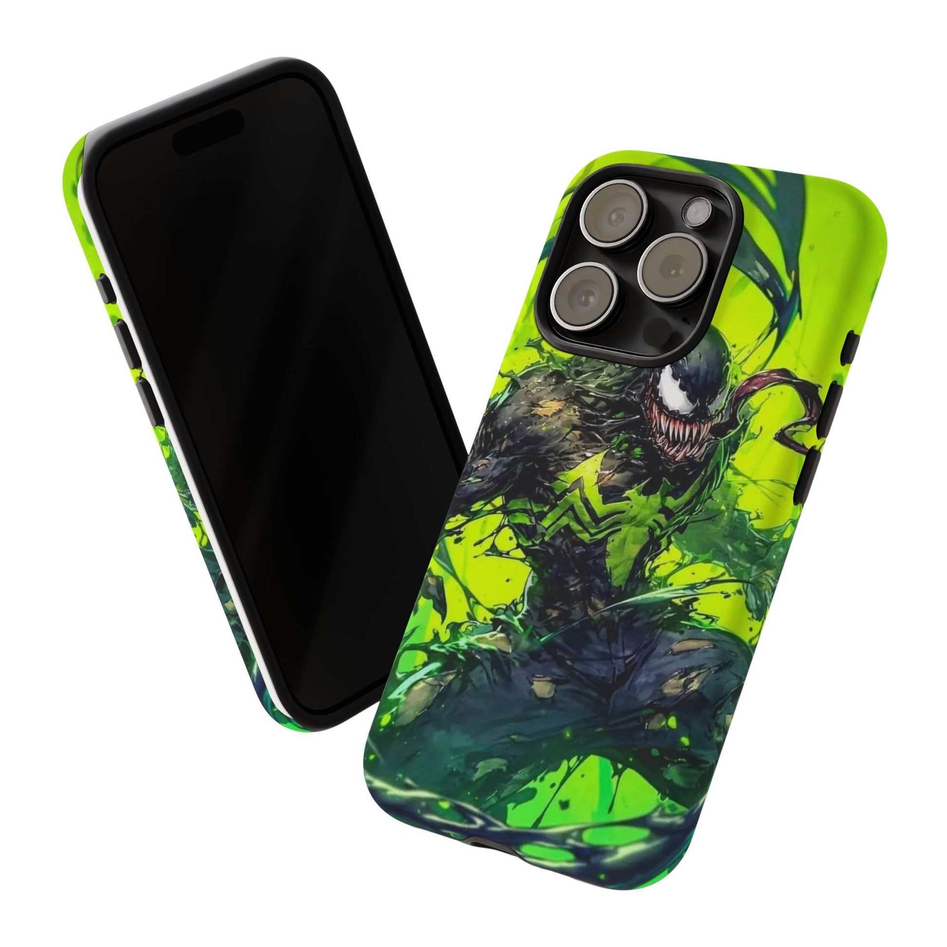 Evil Venom Phone Case, Tough Cases, Marvel Comics Phone for iPhones, Samsung, and Pixel