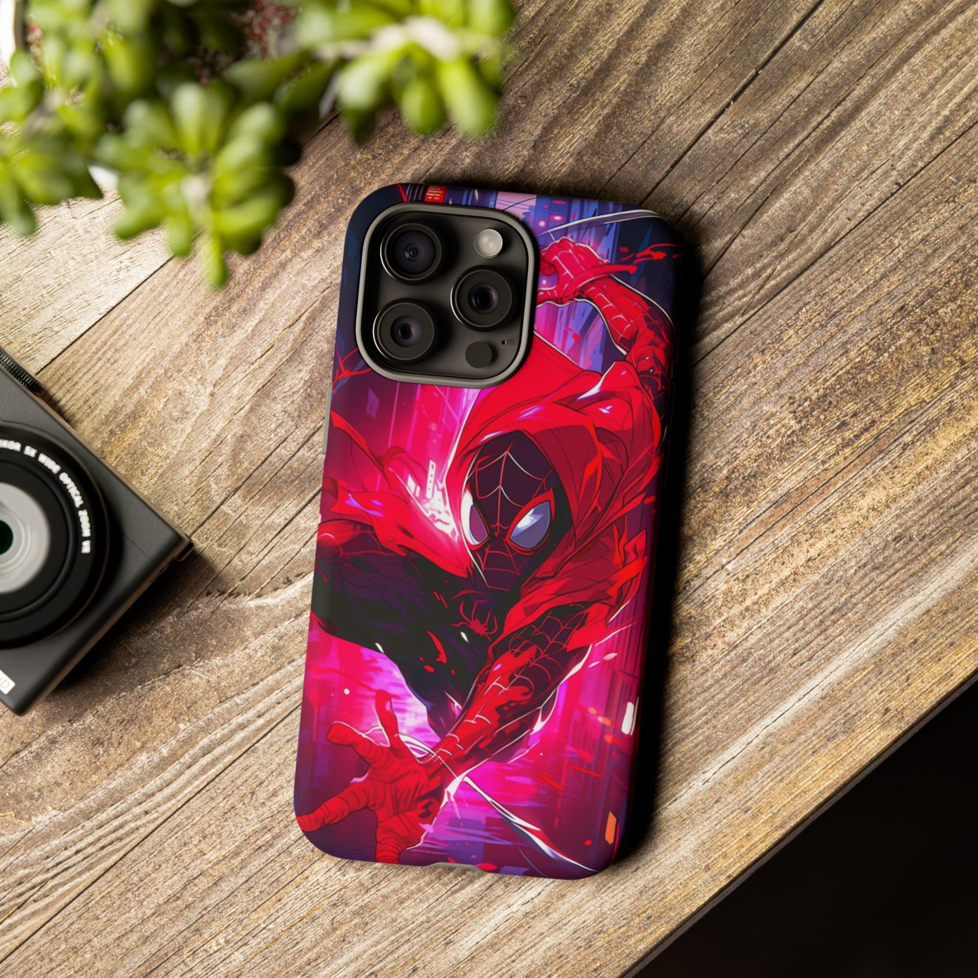 Miles Morales Spiderman Phone Case, Tough Cases for iPhones, Samsung, and Pixel