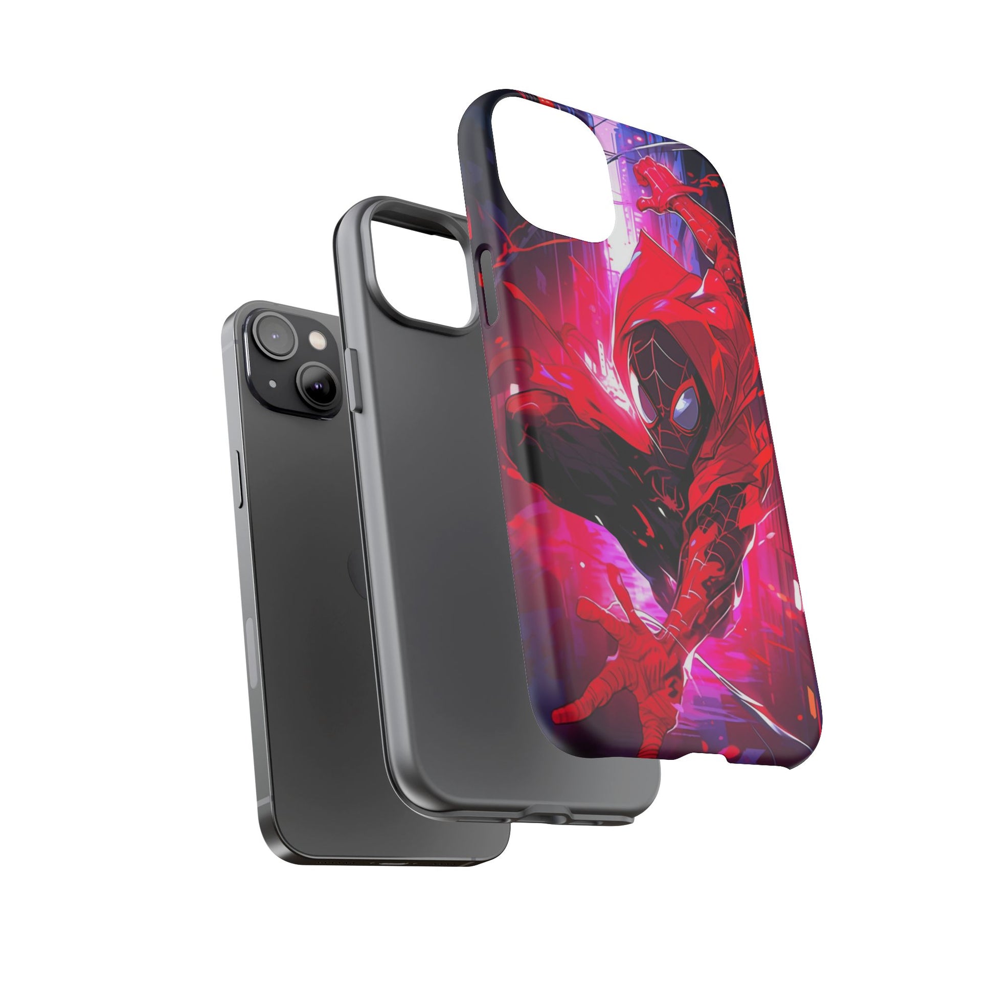 Miles Morales Spiderman Phone Case, Tough Cases for iPhones, Samsung, and Pixel