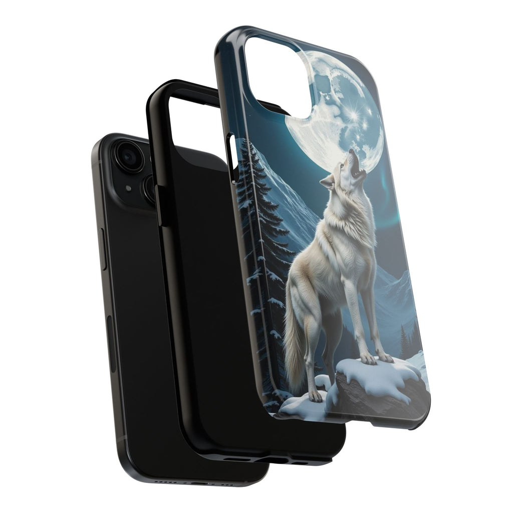 Howling Wolf Theme Phone Cases for iPhones & Samsung Phones