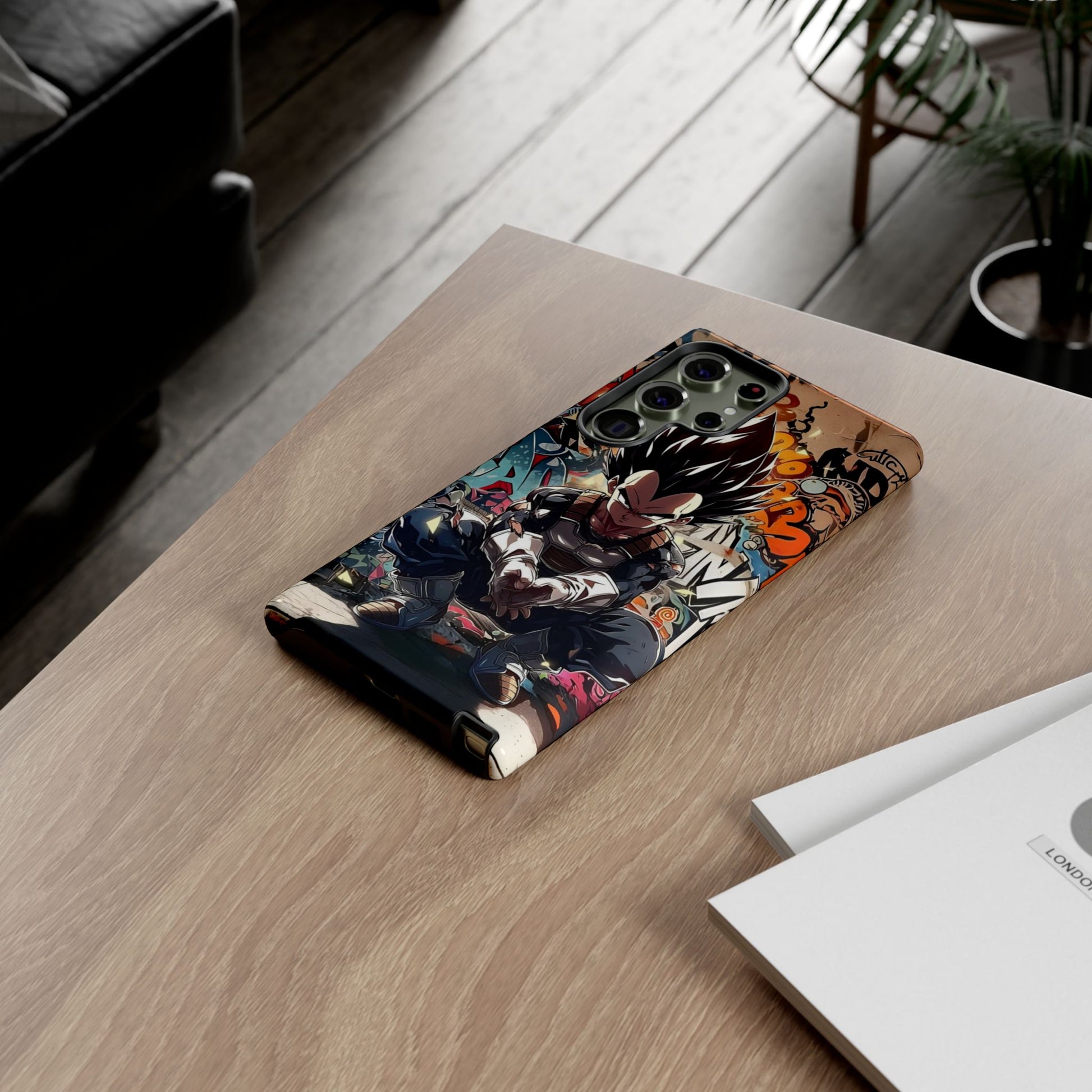 Anime Vegeta Dragon ball Z Tough Cases for iPhones, Samsung, and Pixel
