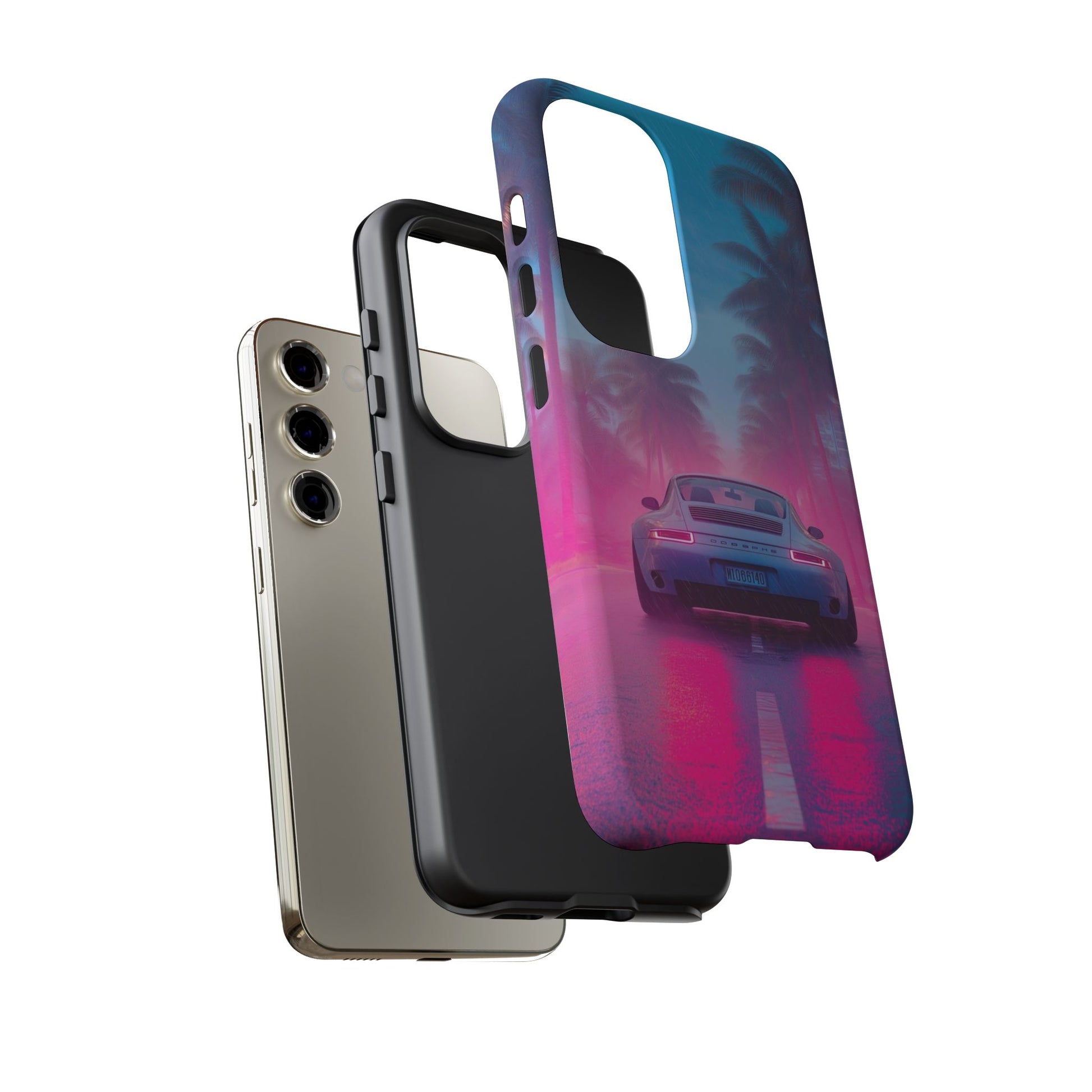 Miami Vice Porsche Phone Case for iPhone, Samsung Galaxy, & Pixel Phones