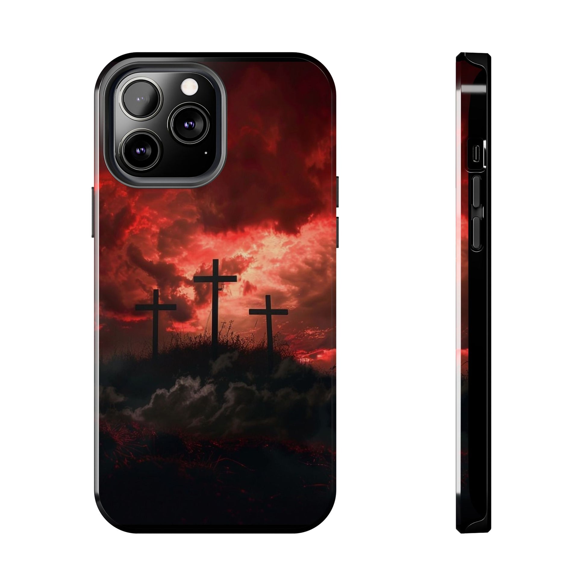 Crosses at Golgotha Christian Cases for iPhones & Samsung Phones