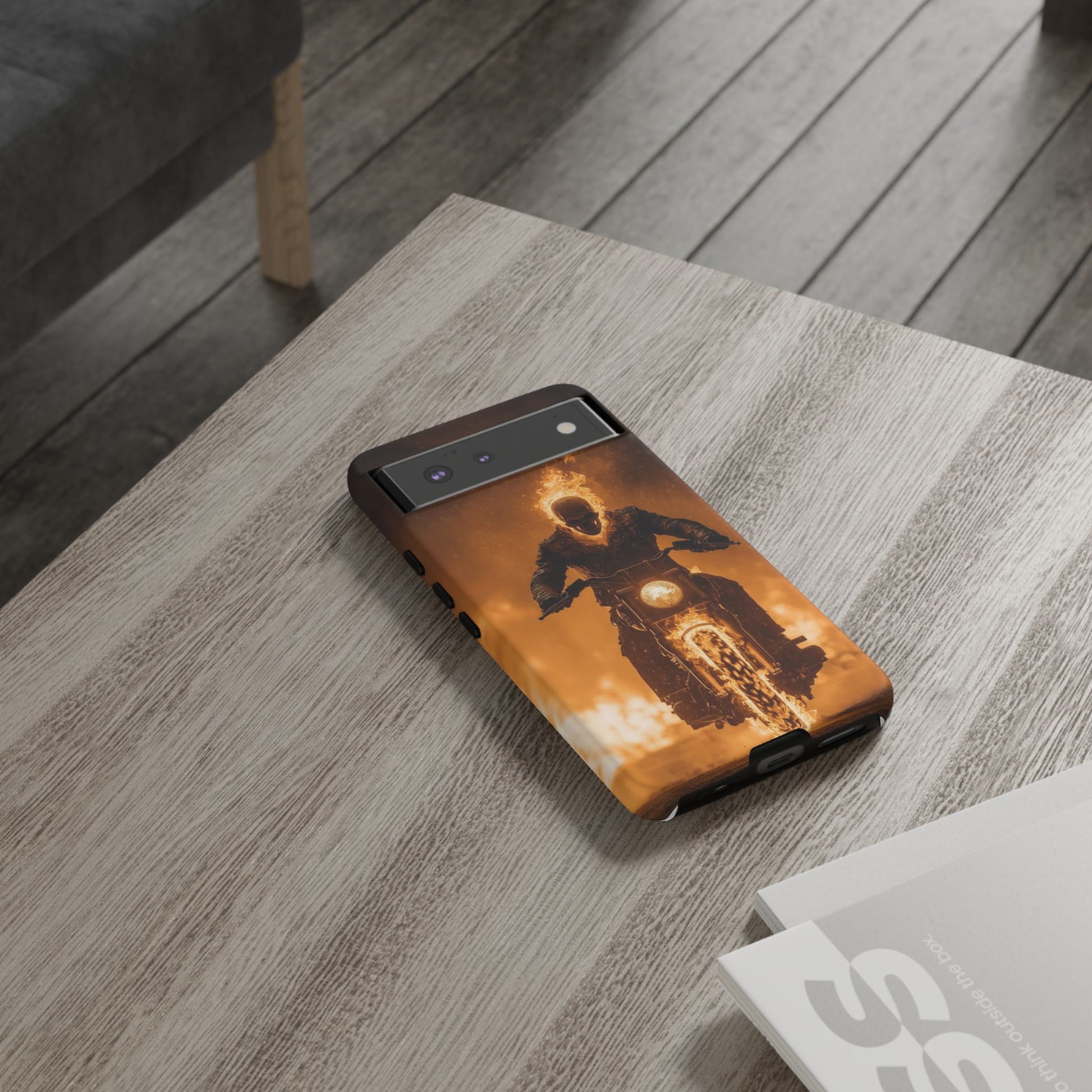 Marvel's Ghostrider Tough Cases for iPhones, Samsung, and Pixel