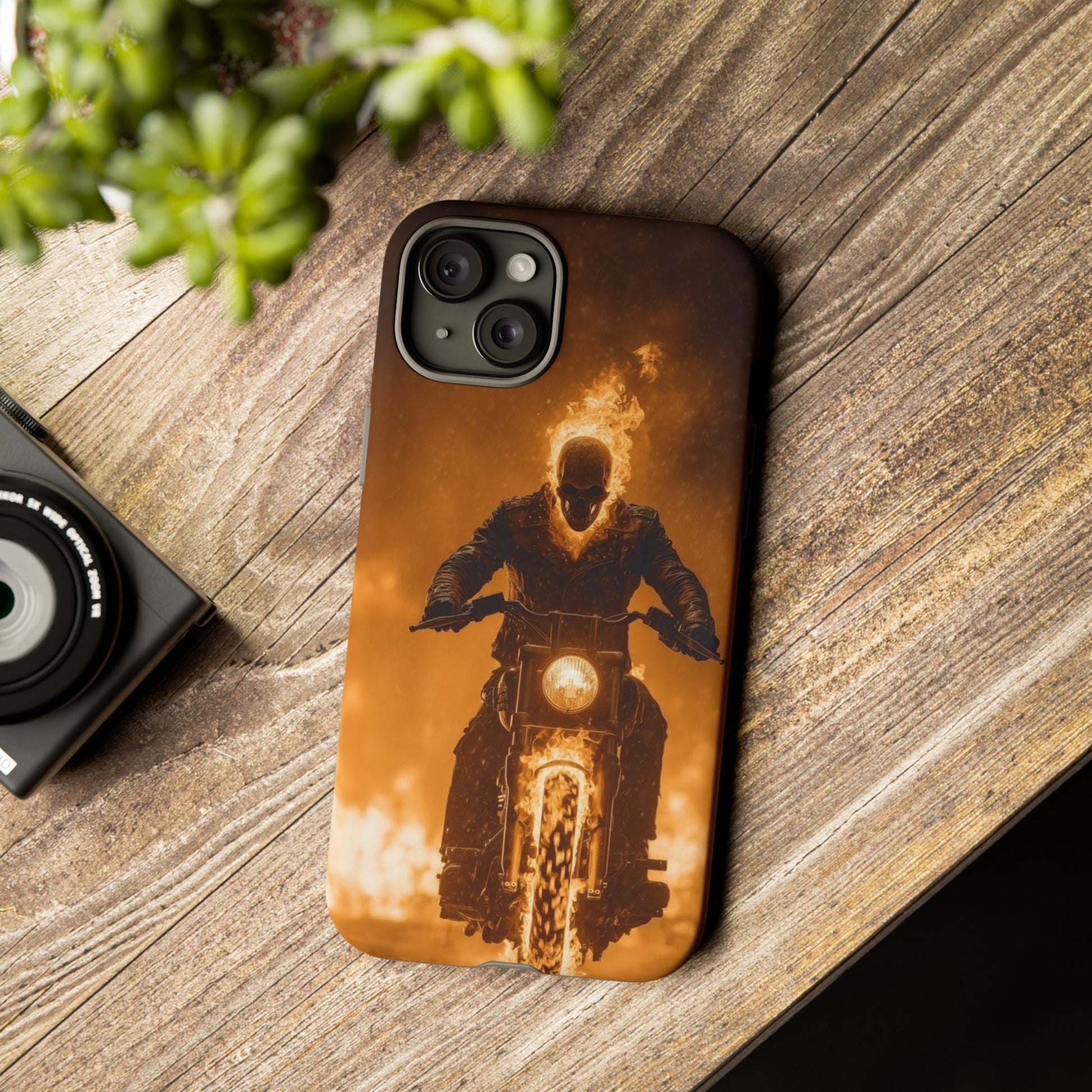 Marvel's Ghostrider Tough Cases for iPhones, Samsung, and Pixel