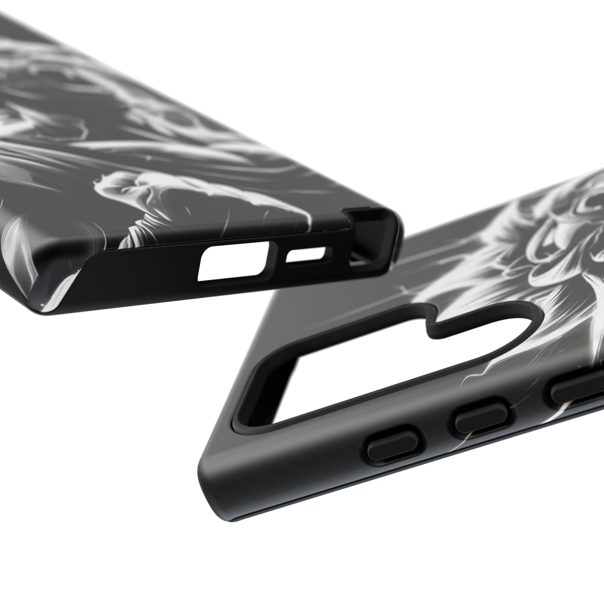 Anime Saiyan Rage Dragon ball Z Tough Cases for iPhones, Samsung, and Pixel