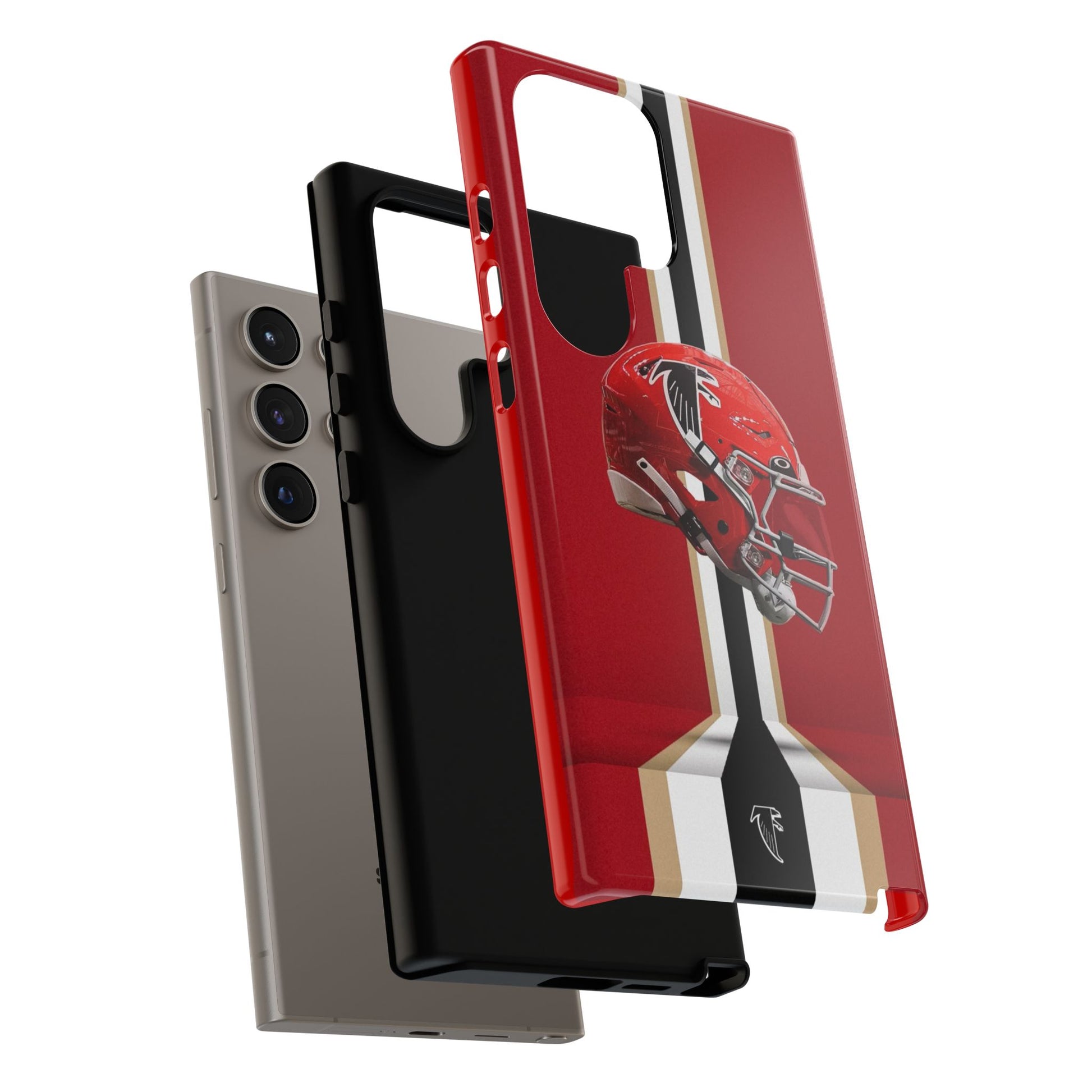 Atlanta Falcons Football Helmet Logo Tough Cases for iPhones, Samsung, and Pixel