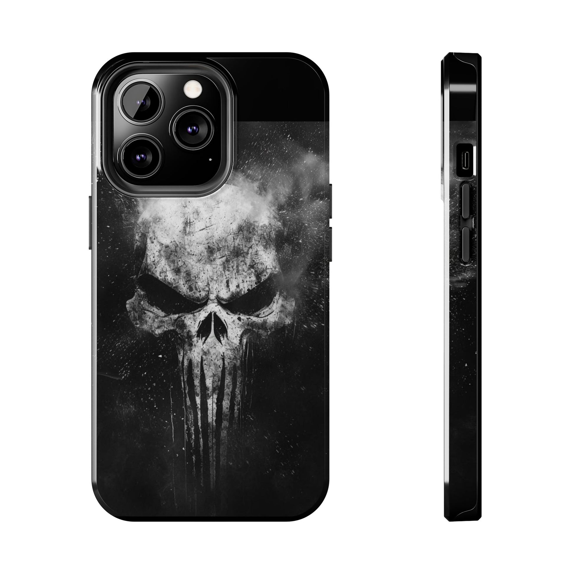 Smoking Skull Theme Phone Case for iPhone & Samsung Galaxy Phones