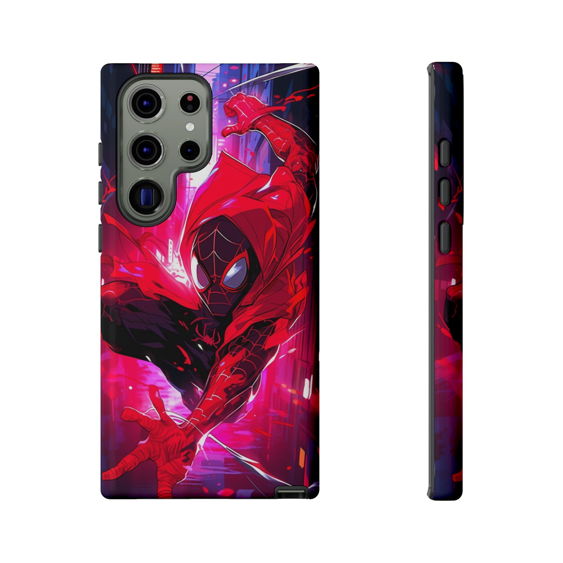Miles Morales Spiderman Phone Case, Tough Cases for iPhones, Samsung, and Pixel