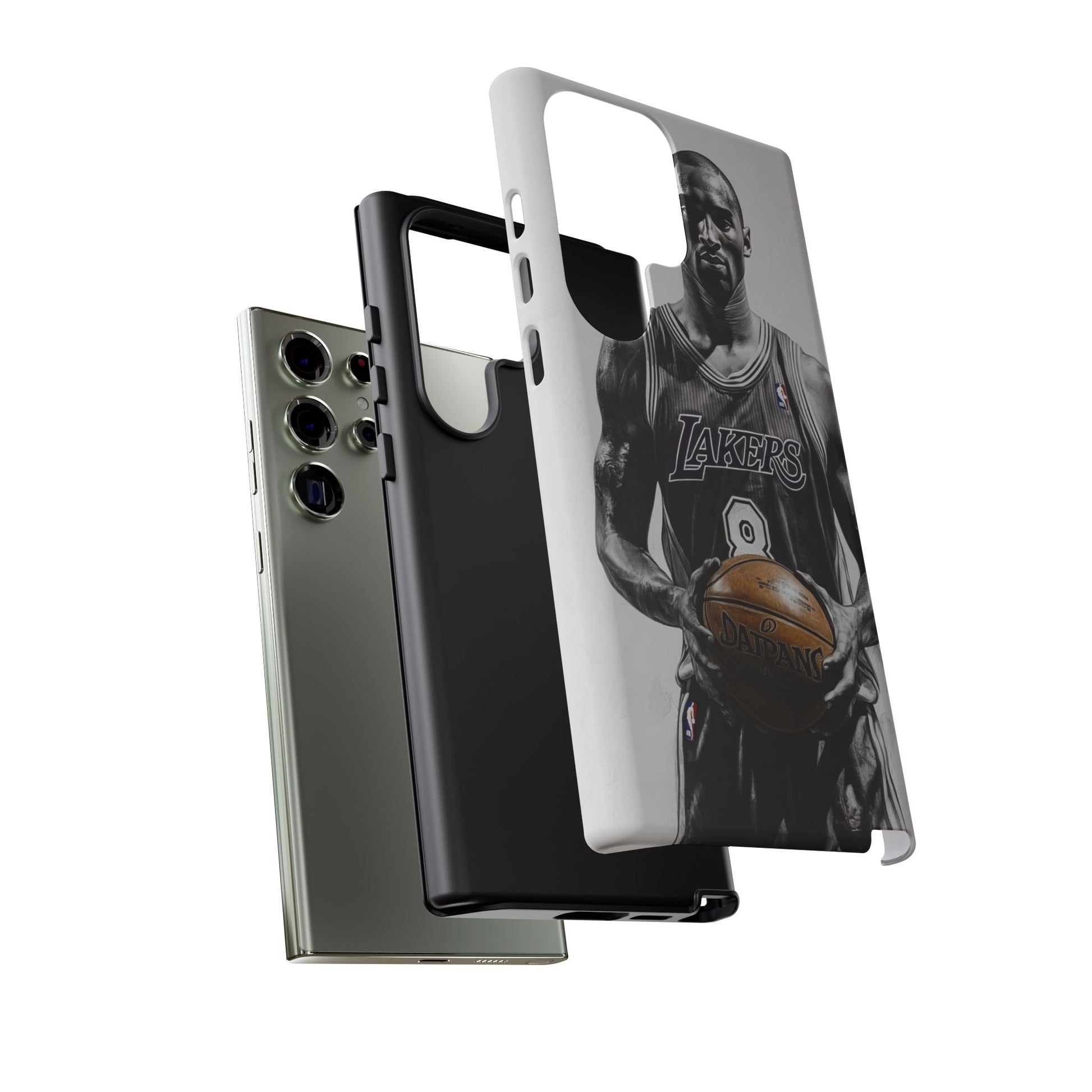 Kobe Basketball Art Tough Cases for iPhones, Samsung, and Pixel