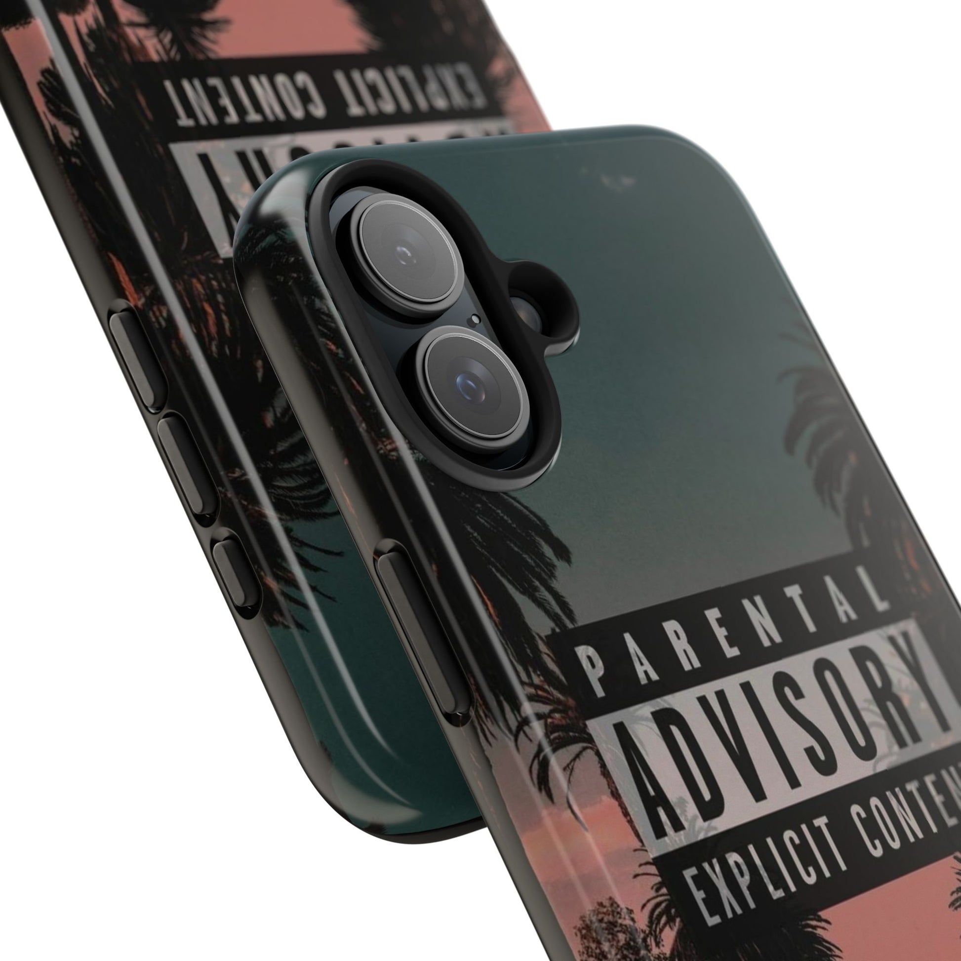 Parental Advisory Tough Phone Cases for Iphones & Samsung Durable