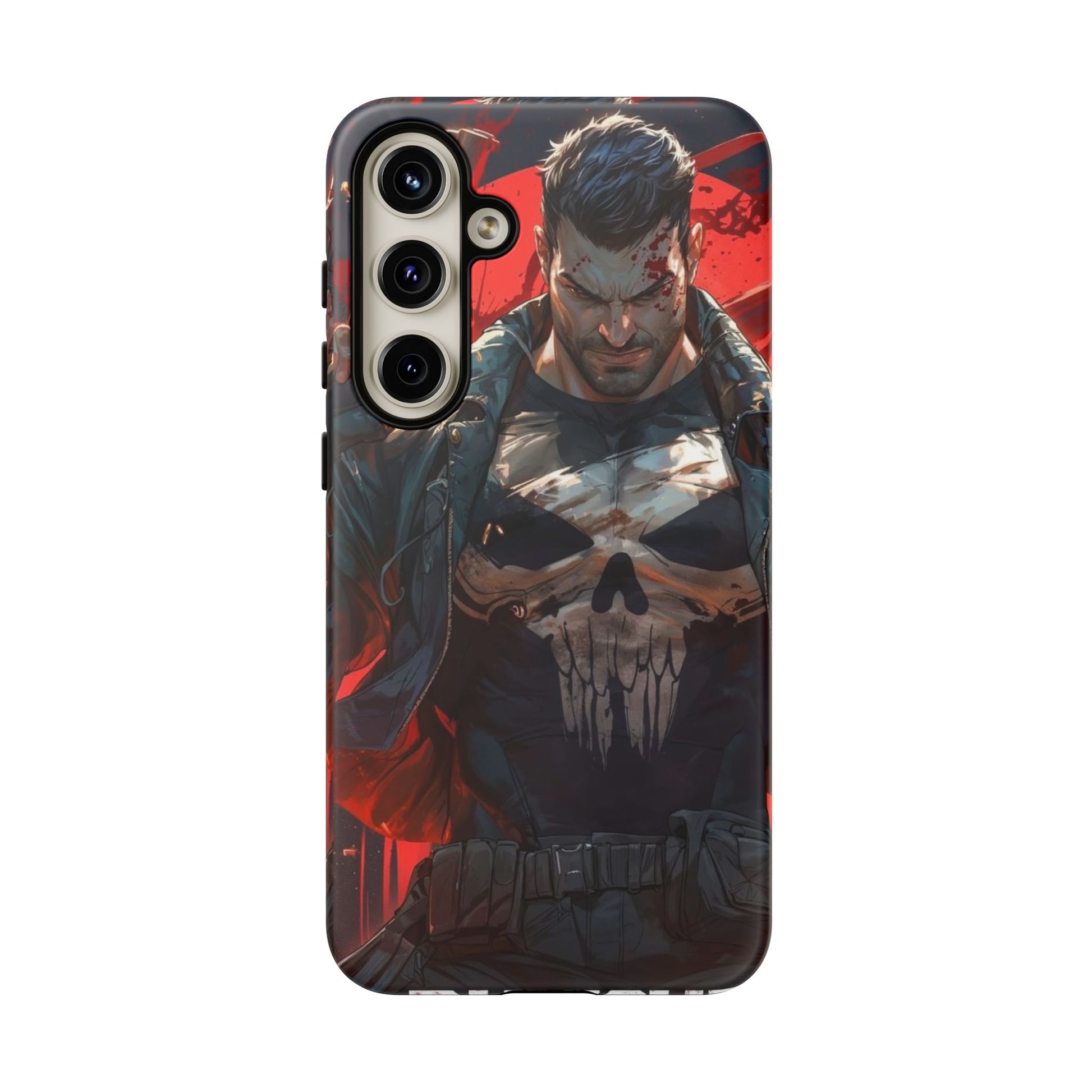 Punisher Tough Cases for iPhones, Samsung, and Pixel