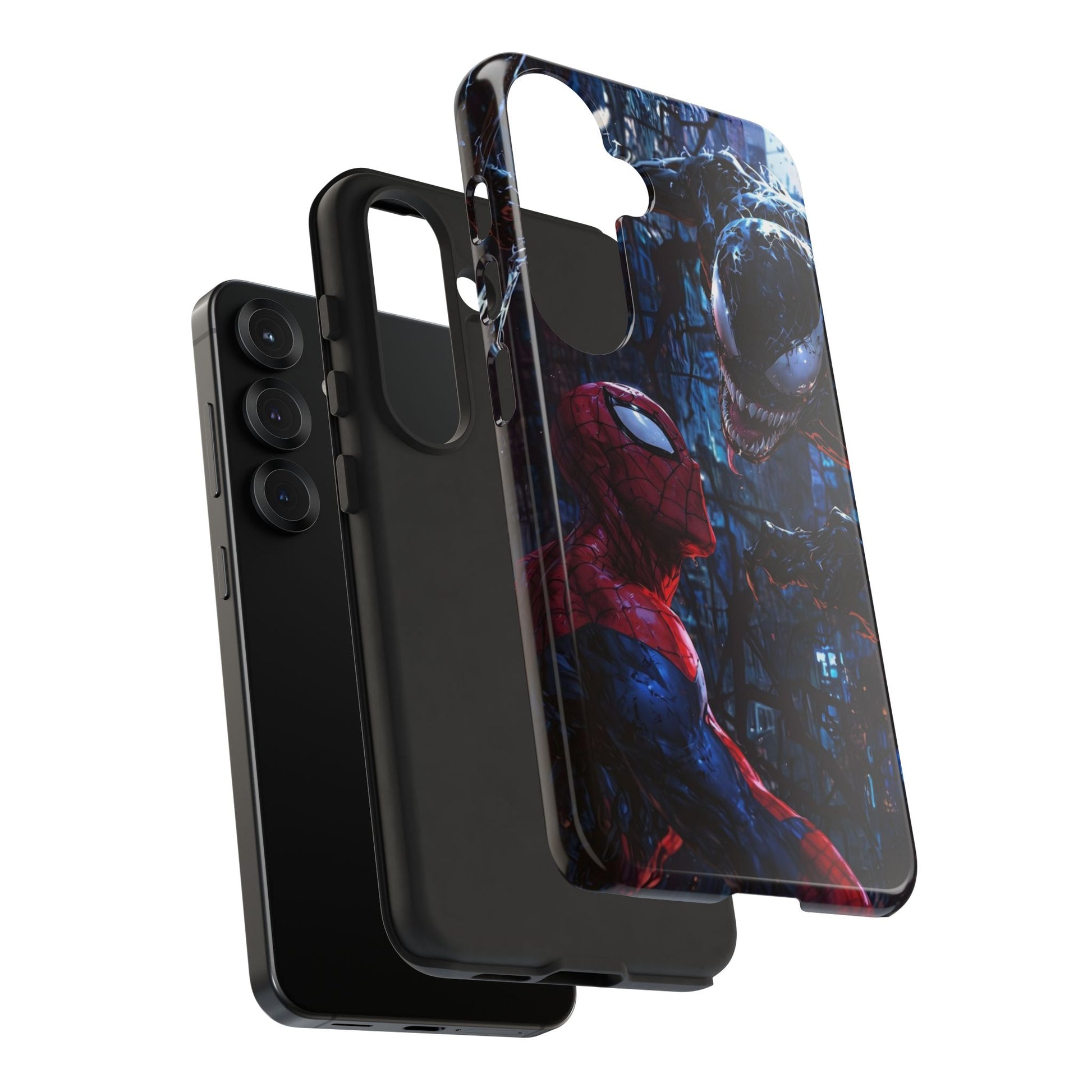 Venom x Spiderman Phone Case, Tough Cases for iPhones, Samsung, and Pixel
