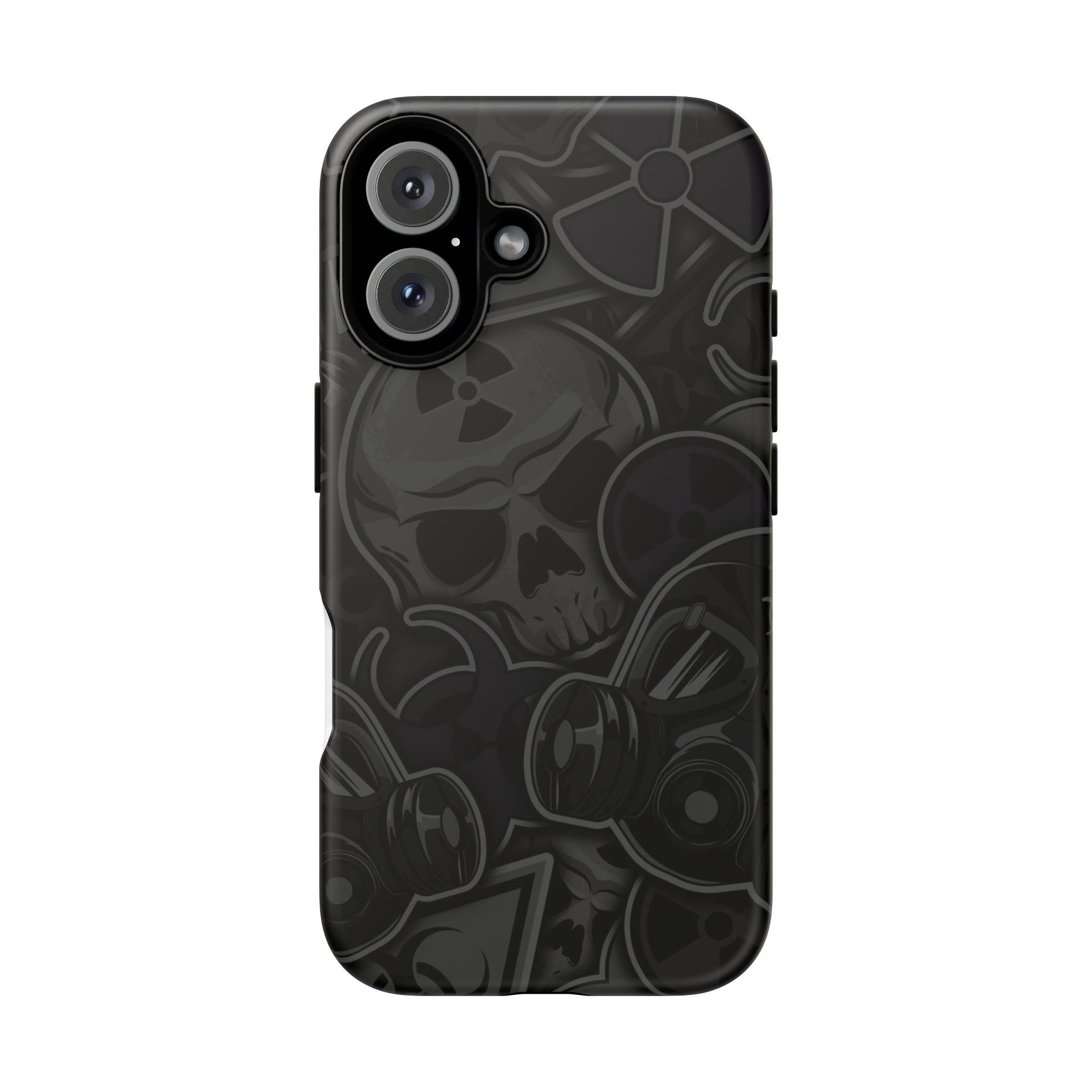 Tough Cases Phone Case, Edgy Skull Design Phone Cover, Gothic Cell Phone Shell
