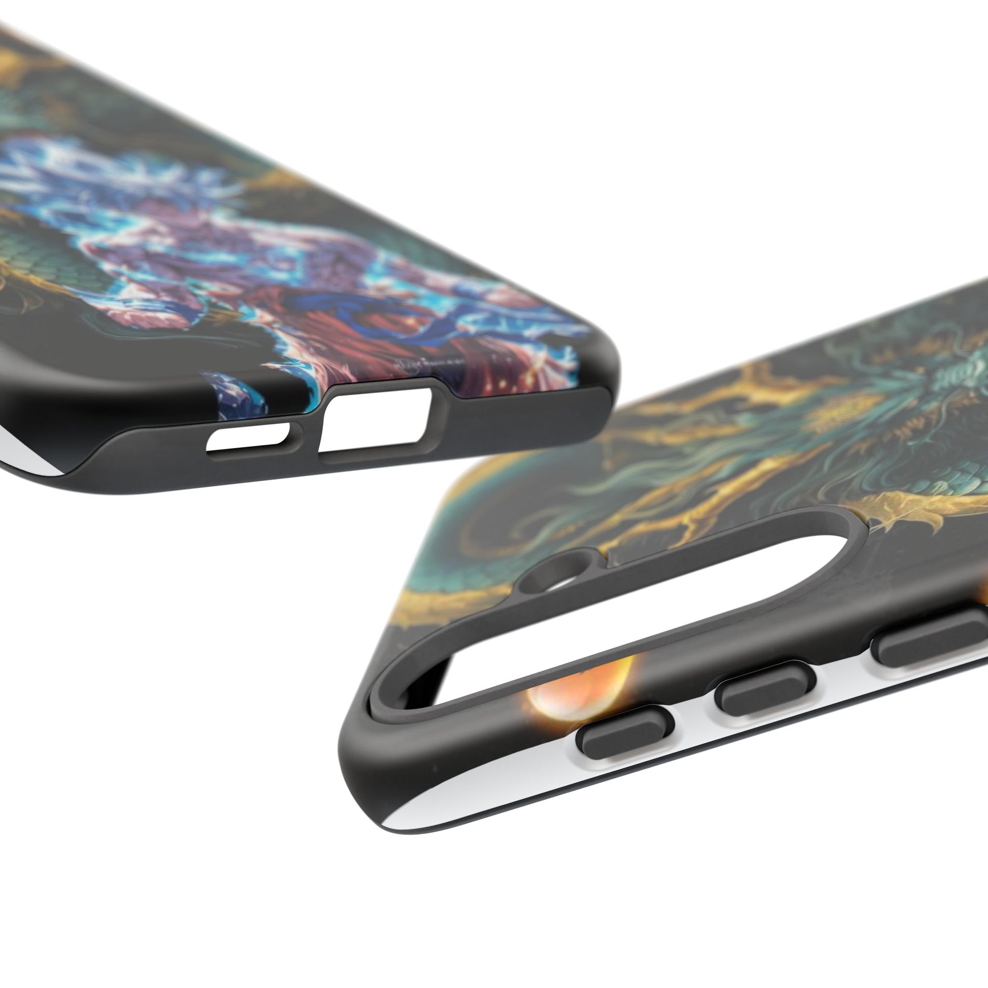 Anime Goku x Shenron Dragonball Z Tough Cases for iPhones, Samsung, and Pixel