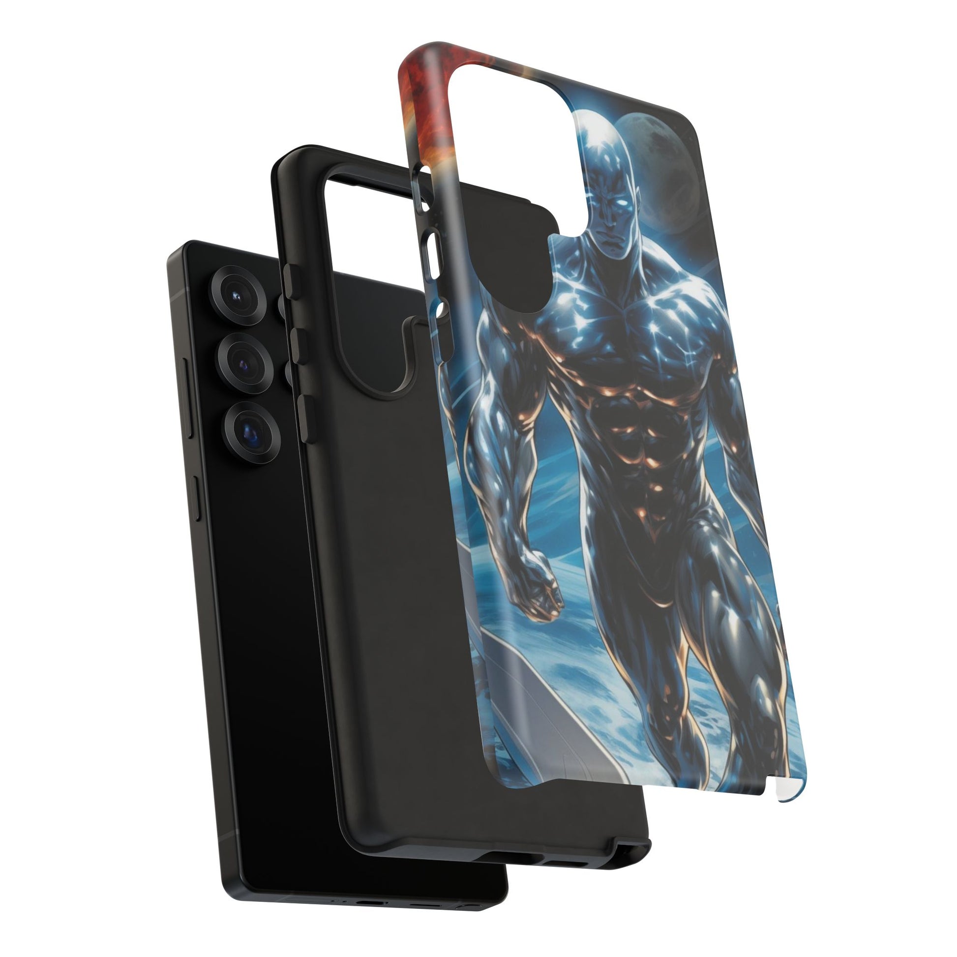 The Silver Surfer Comic Art Phone Case, Tough Cases for iPhones, Samsung, and Pixel