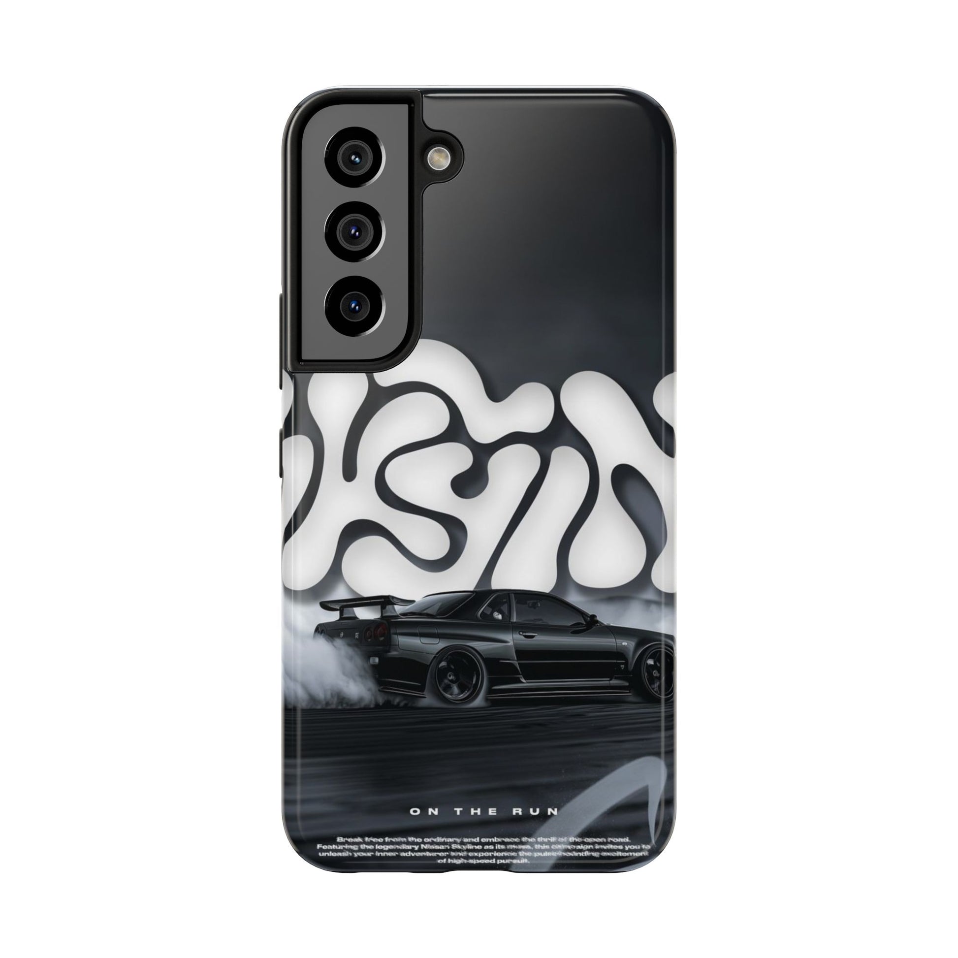 Drifting Skyline Racing Car Theme Phone Case for iPhone & Samsung Galaxy Phones