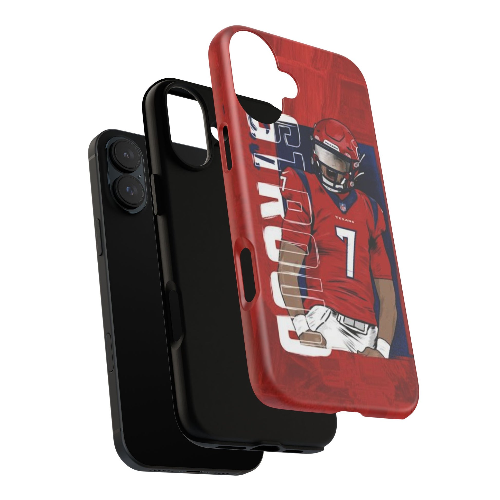 Houston Texans Football CJ Stroud Tough Cases for iPhones, Samsung, and Pixel