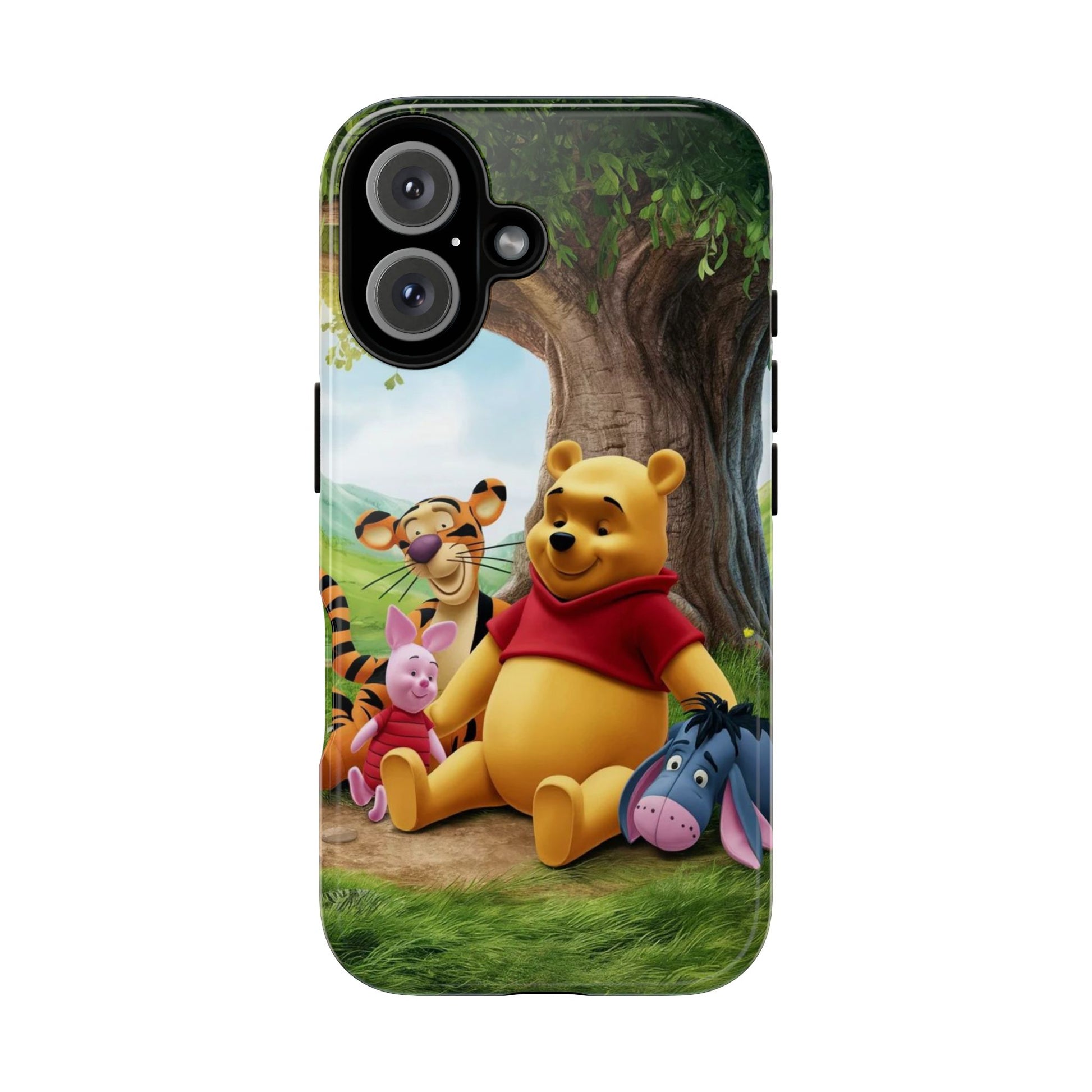 Cute Pooh Bear Phone Case, Tough Cases, Disney Phone for iPhones, Samsung, and Pixel