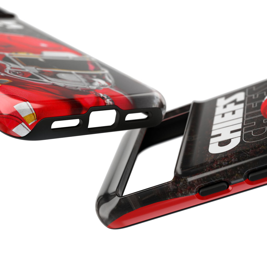 Kansas City Chiefs Football Helmet Logo Tough Cases for iPhones, Samsung, and Pixel