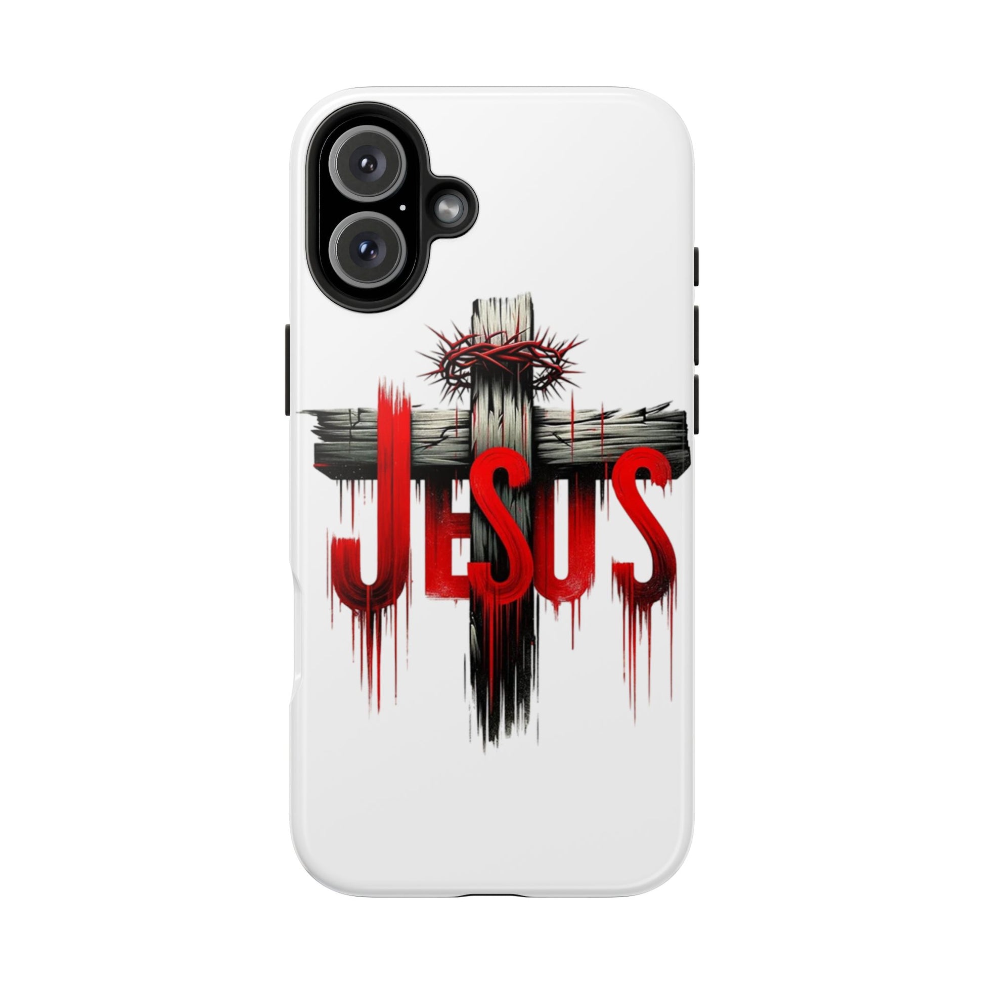 Jesus Cross and Crown Christian Theme Phone Cases for iPhones & Samsung Phones