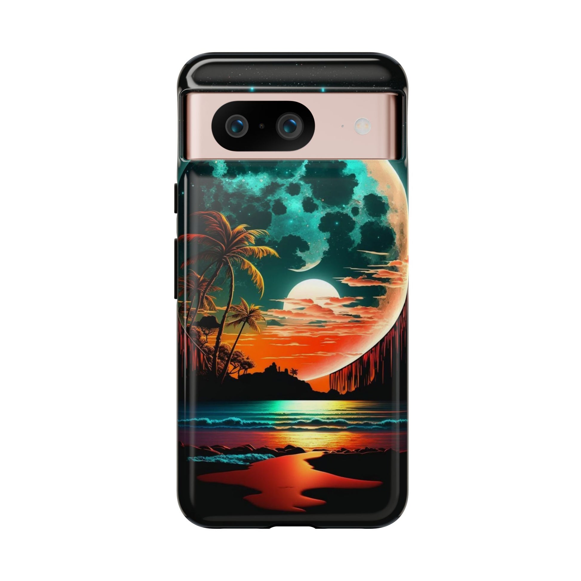 Fantasy Beach Sunset Landscape Phone Case for iPhone, Samsung Galaxy, & Pixel Phones