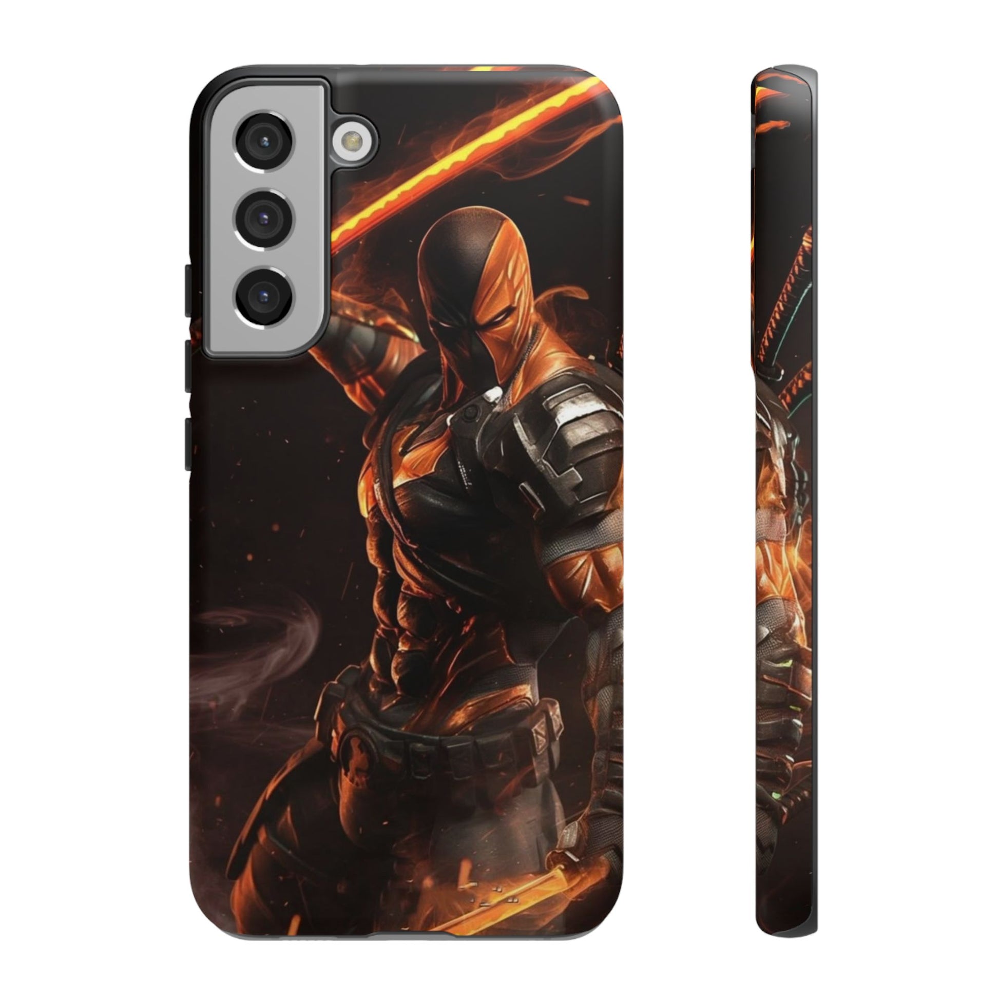 DC Comics Death Stroke Tough Cases for iPhones, Samsung, and Pixel