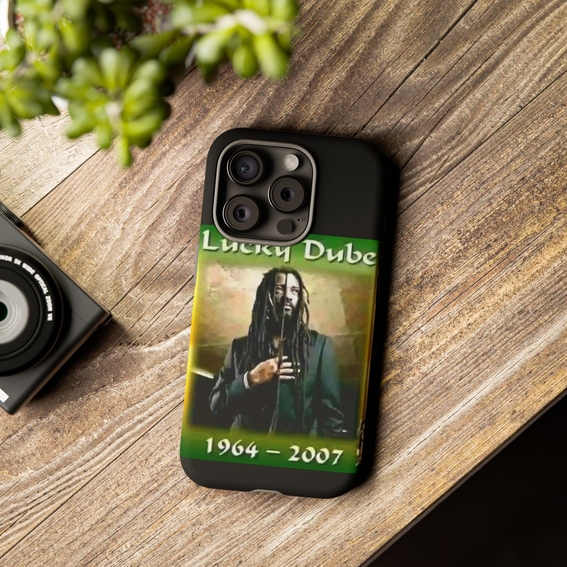 Lucky Dube Tough Cases for iPhones, Samsung, and Pixel