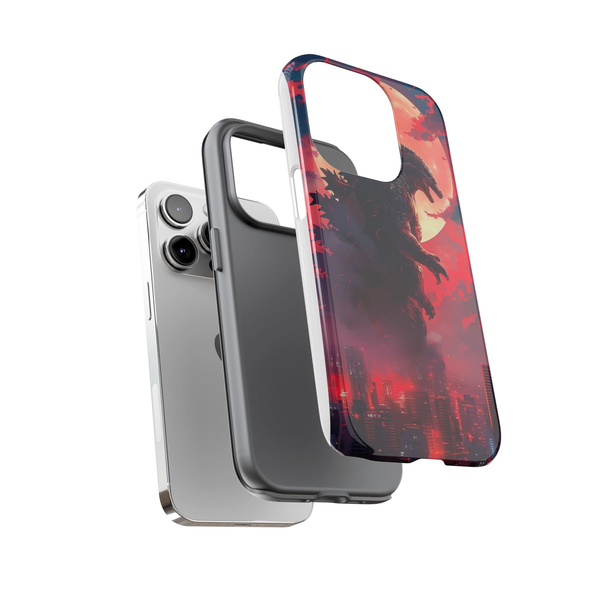 King of Monsters Godzilla Tough Phone Cases for iPhones, Samsung, and Pixel