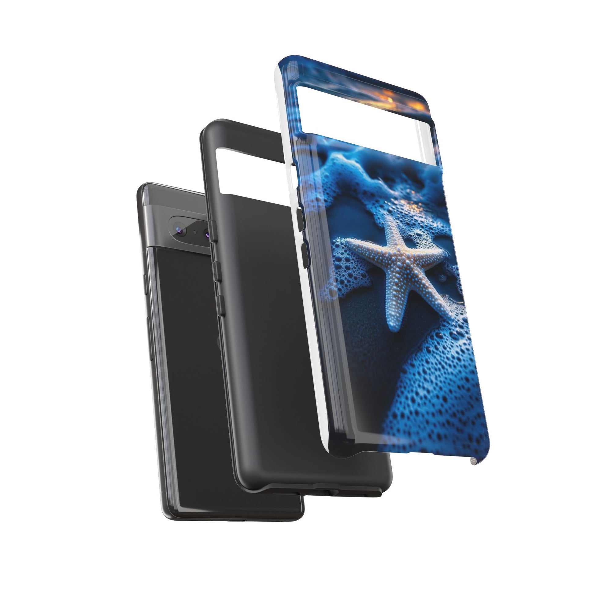 Starfish Beach Tough Cases for iPhones, Samsung, and Pixel