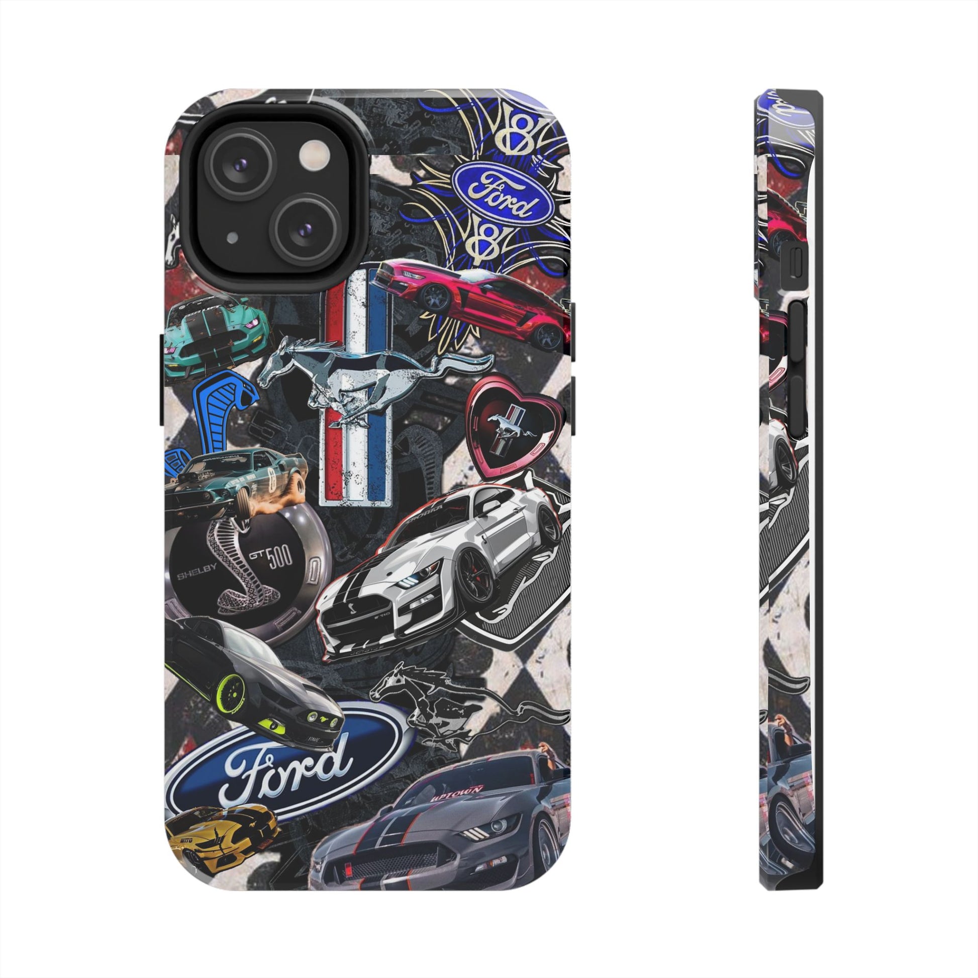 History of Ford Mustangs Theme Phone Cases for Iphones & Samsung Phones