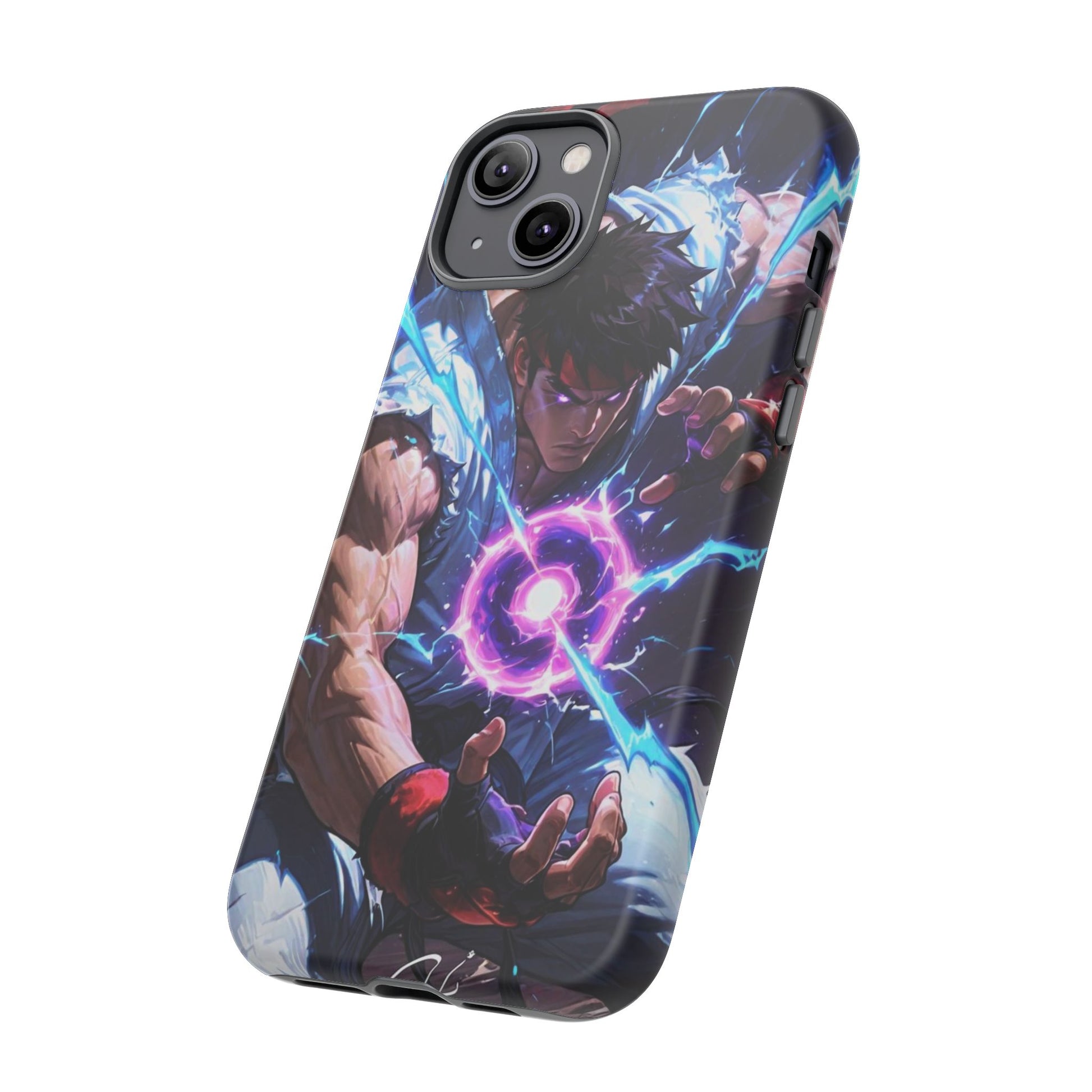 Street Fighter Ryu Gamer Art Tough Cases for iPhones, Samsung, and Pixel