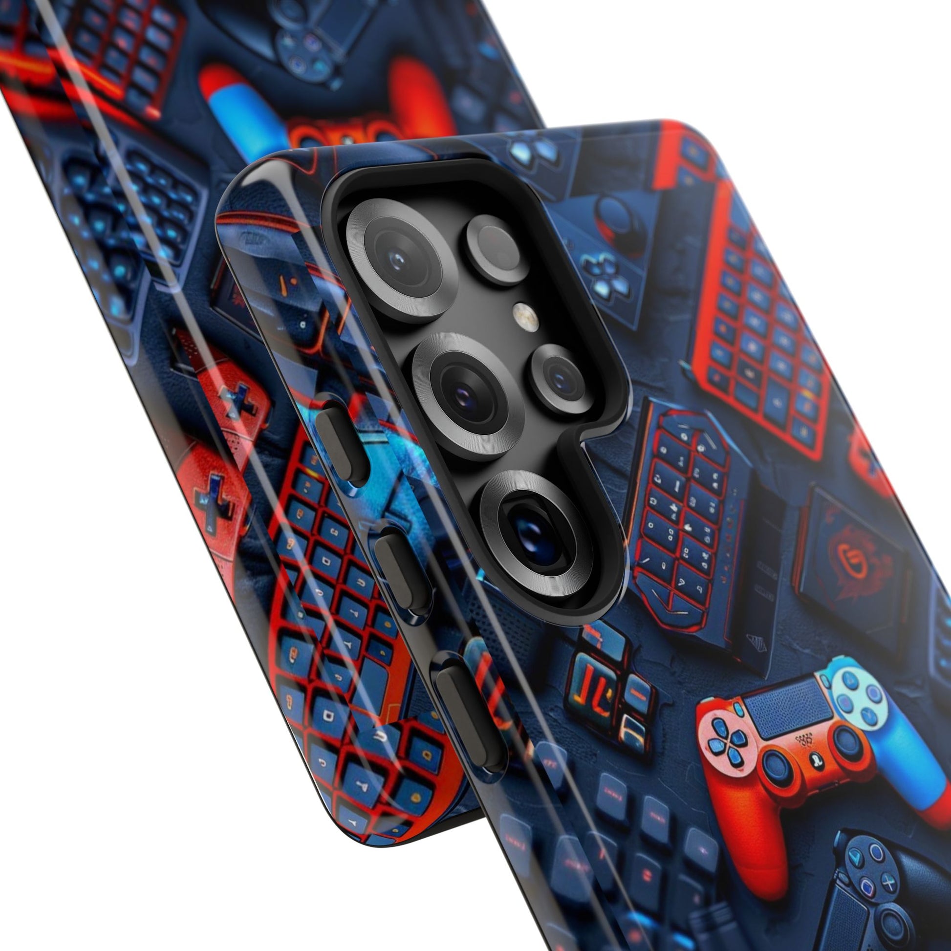 Gamer Themed Controllers Tough Cases for iPhones, Samsung, and Pixel