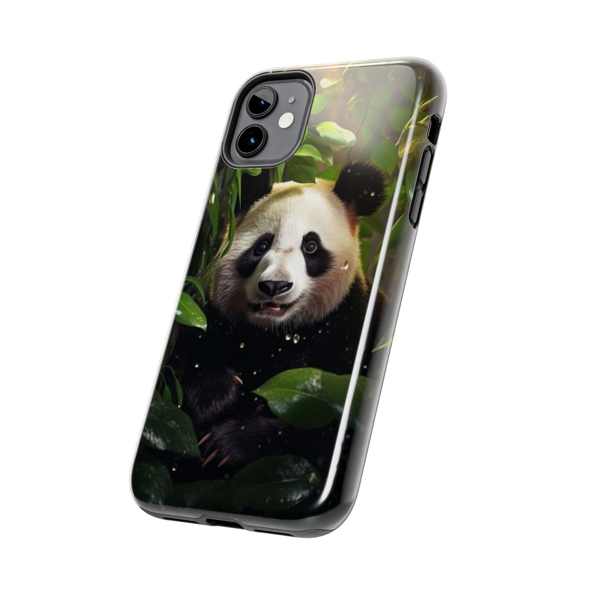 Smiling Panda Theme Phone Cases for iPhones & Samsung Phones
