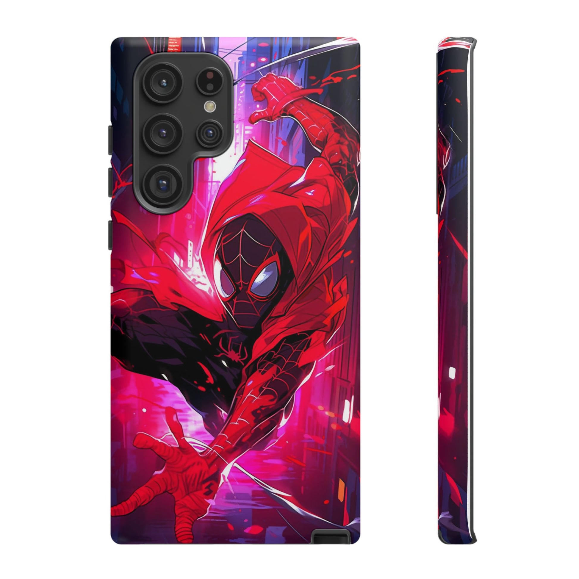 Miles Morales Spiderman Phone Case, Tough Cases for iPhones, Samsung, and Pixel