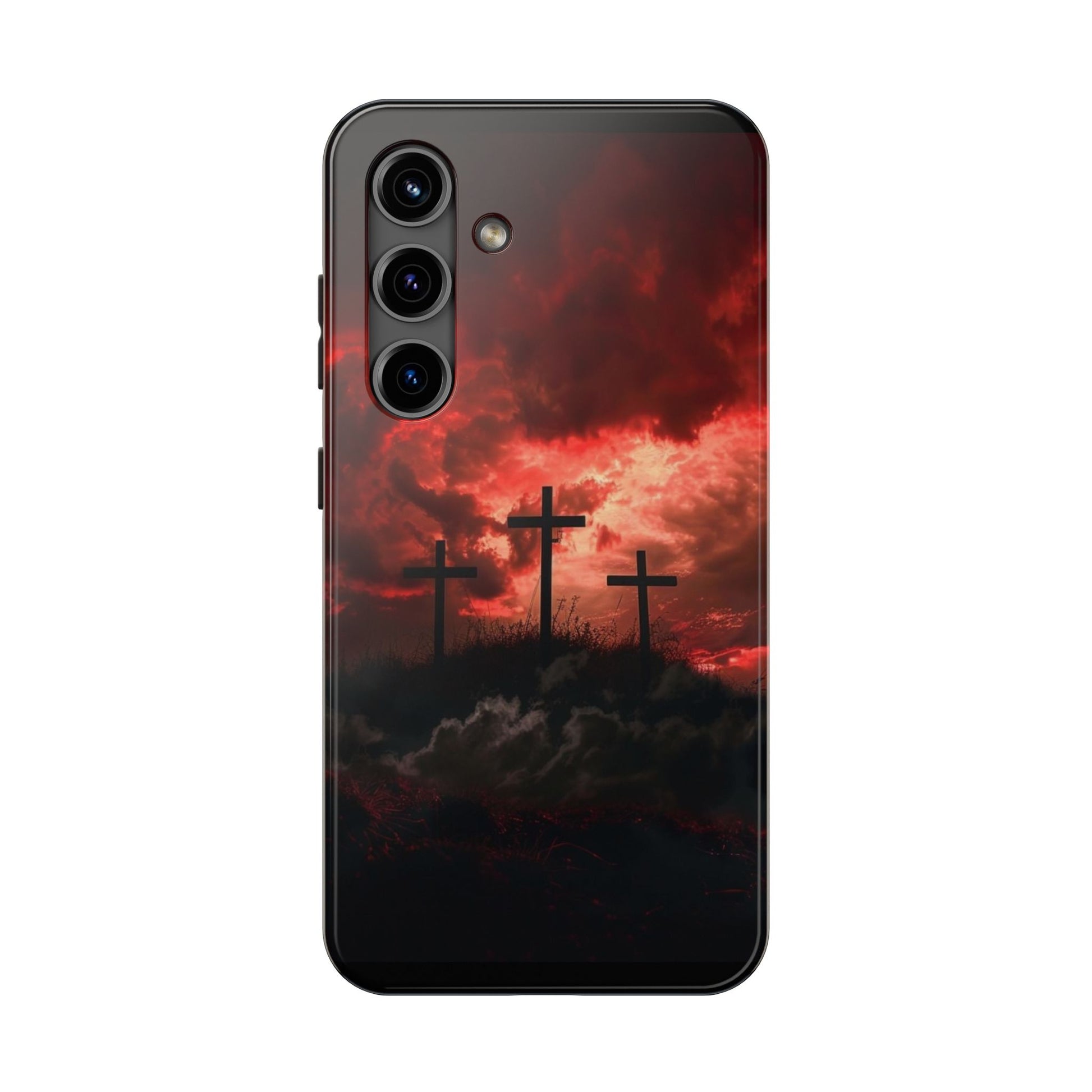 Crosses at Golgotha Christian Cases for iPhones & Samsung Phones